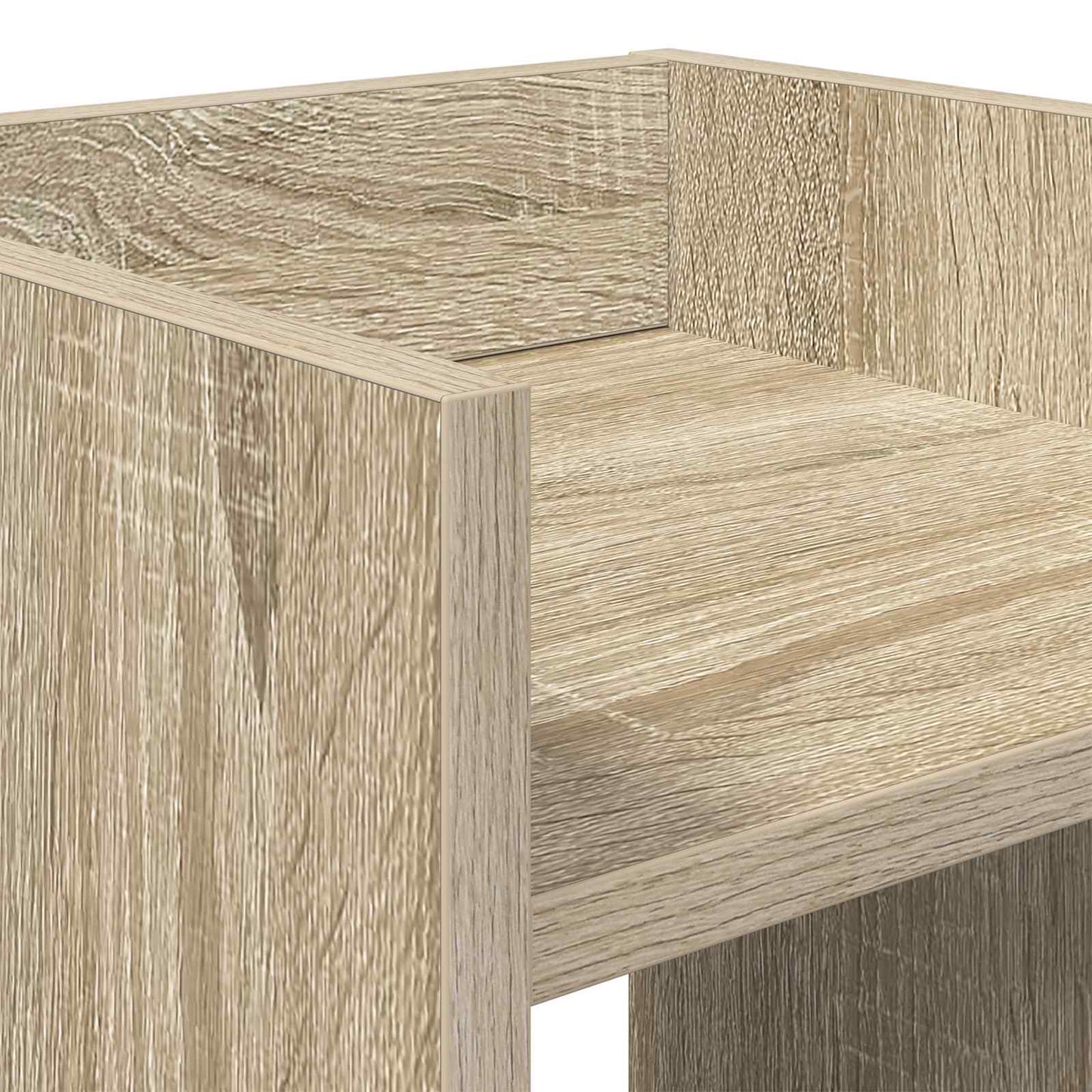 vidaXL Βάση φυτών με ράφι 2 pcs Δρύς Sonoma 30 x 30 x 60 cm