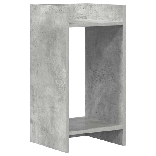 vidaXL Βάση φυτών με ράφι Σκυρόχρωμο Γκρι 30 x 30 x 60 cm