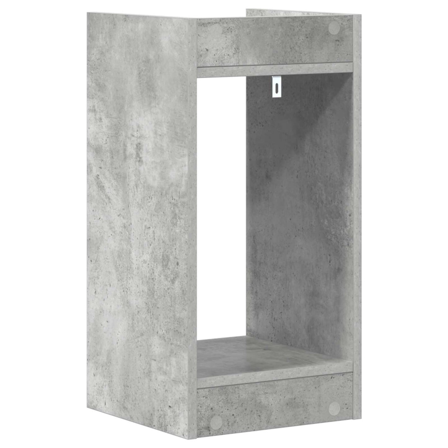 vidaXL Βάση φυτών με ράφι Σκυρόχρωμο Γκρι 30 x 30 x 60 cm