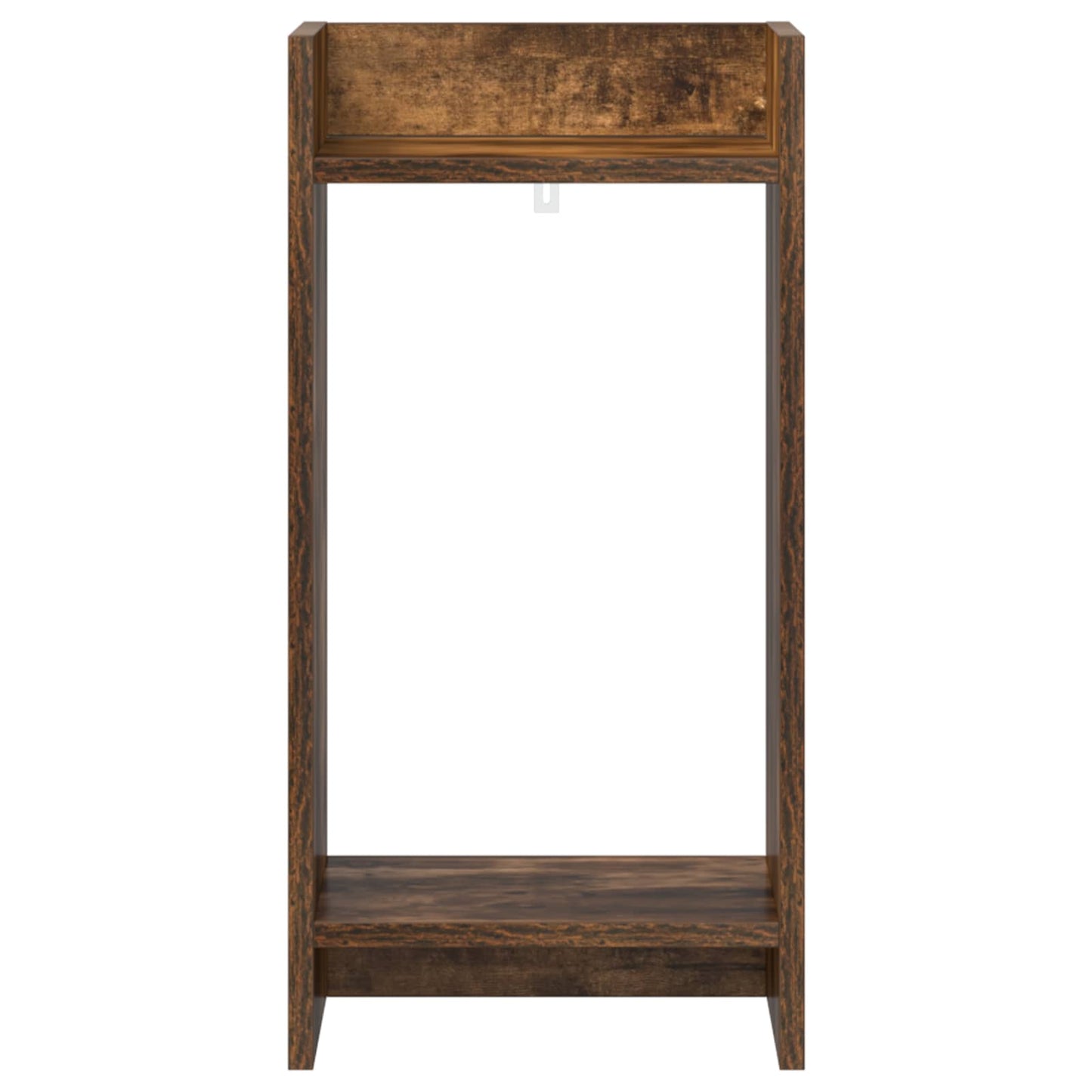 vidaXL Βάση φυτών με ράφι 2 pcs Καπνιστή Δρυς 30 x 30 x 60 cm