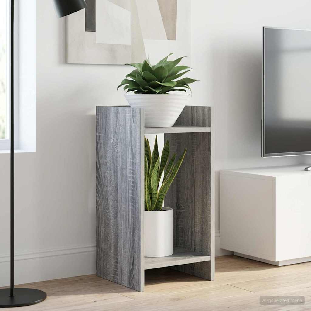vidaXL Βάση φυτών Γκρι Sonoma 30 x 30 x 60 cm Επεξεργασμένο Ξύλο