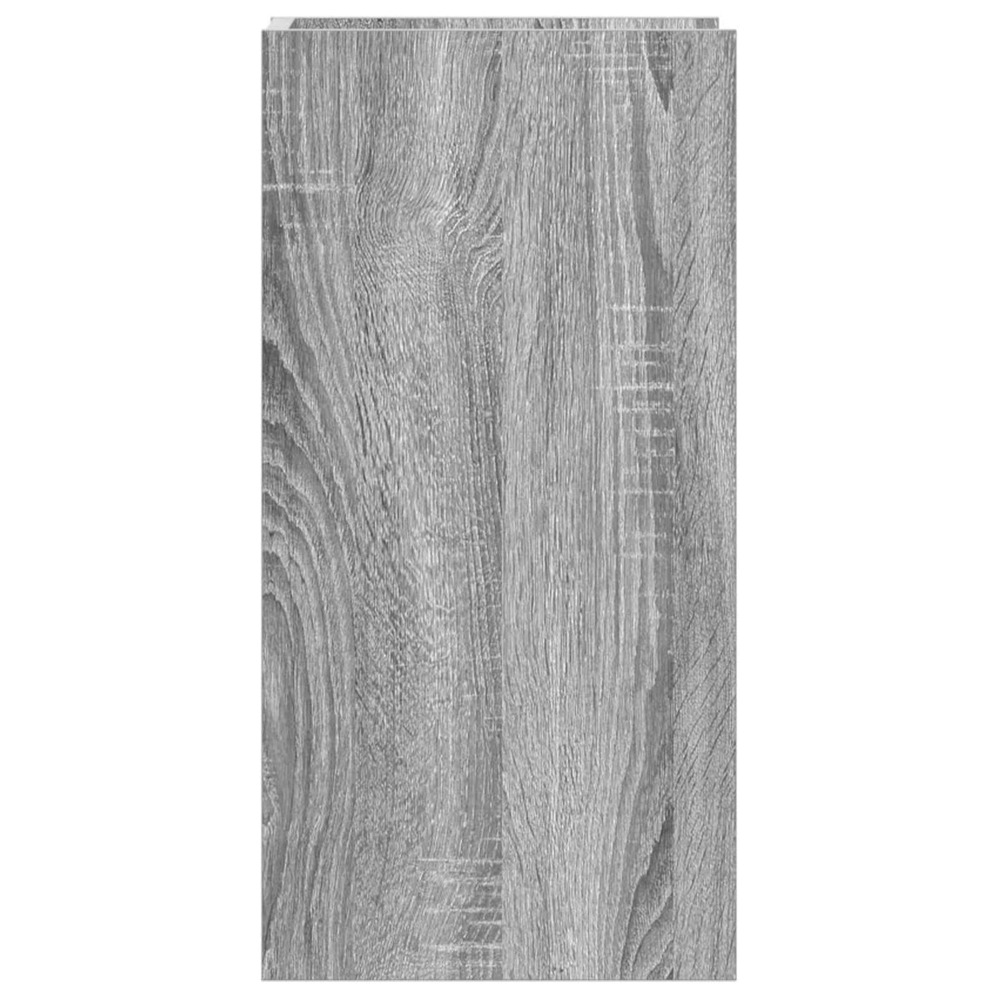 vidaXL Βάση φυτών με ράφι 2 pcs Γκρι Σονομά 30 x 30 x 60 cm
