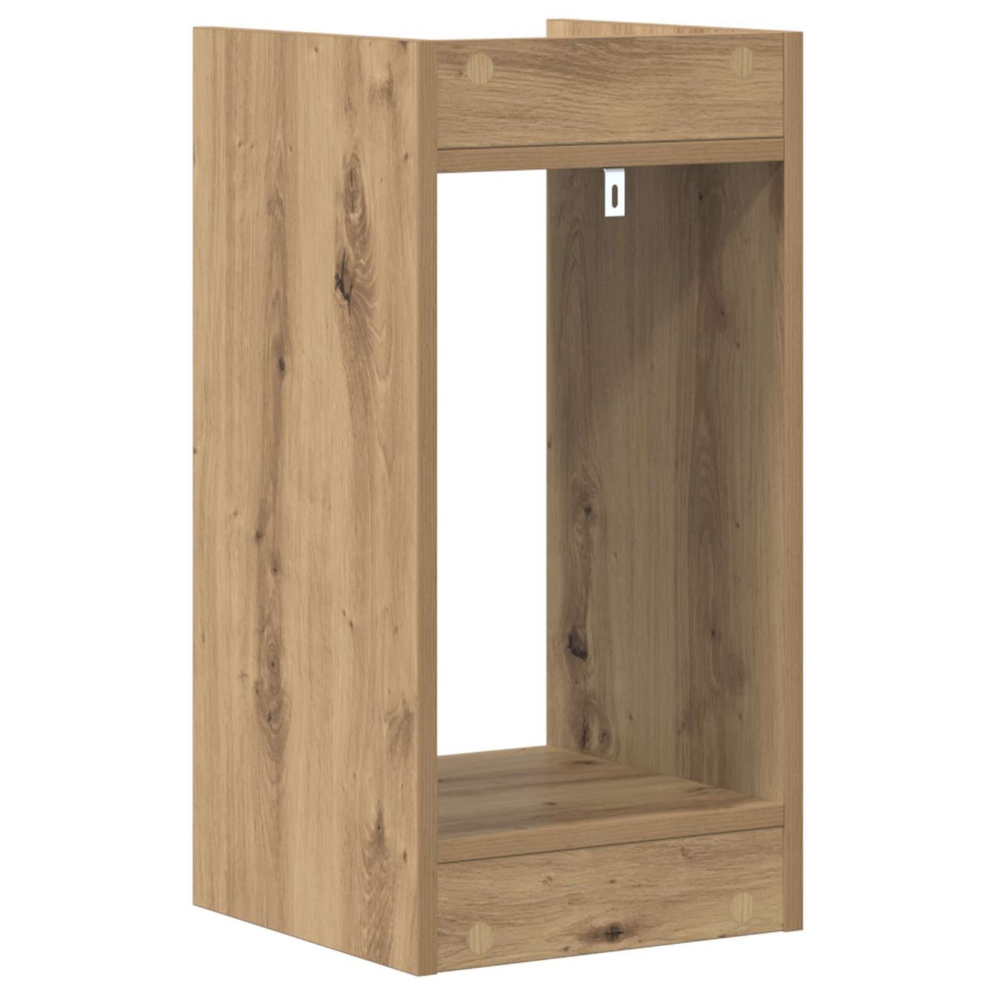 vidaXL Βάση φυτών με ράφι 2 pcs Τεχνίτικη Δρυς 30 x 30 x 60 cm