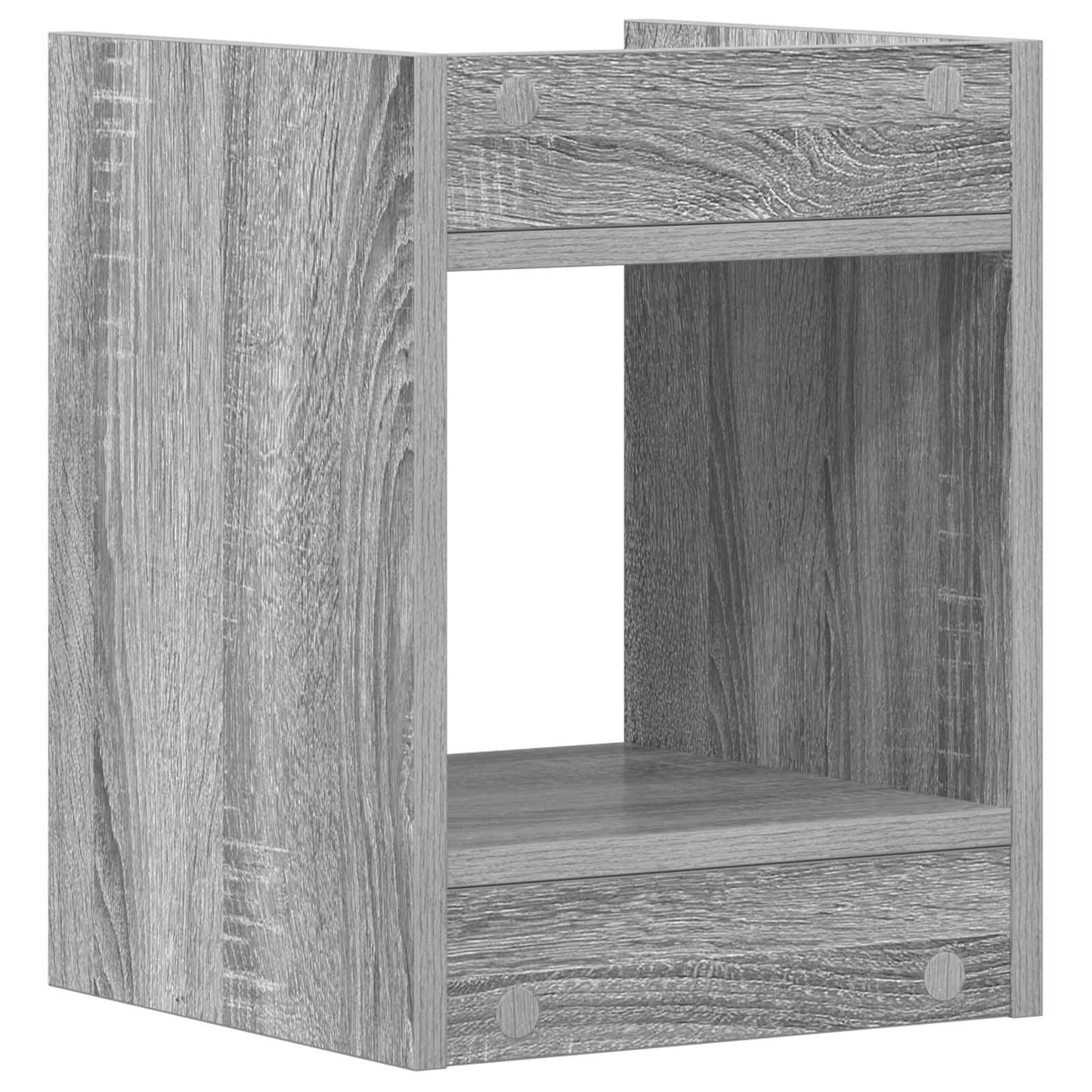 vidaXL Βάση φυτών 2 τμχ. Γκρι Σονομά 30 x 30 x 40 cm