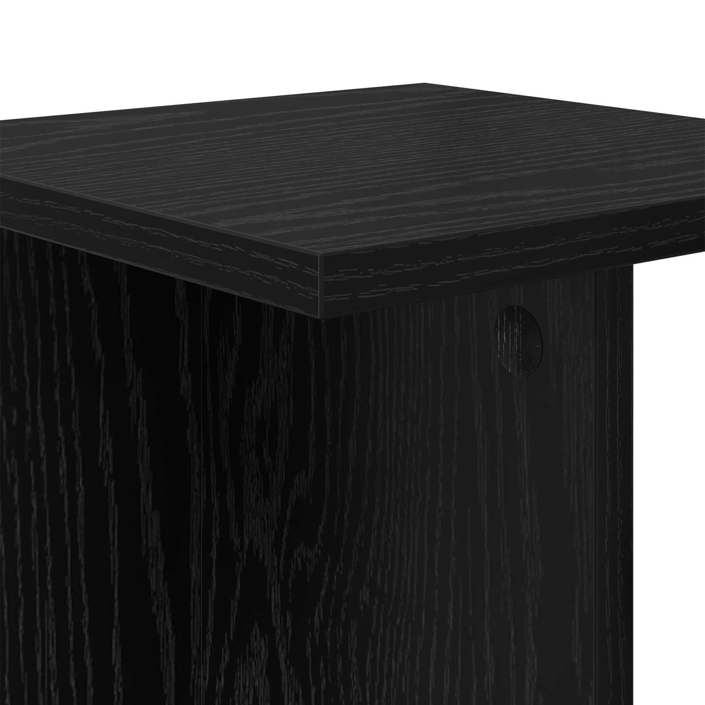 vidaXL Βάση φυτών 2 τμχ. Μαύρη Δρυς 25 x 25,5 x 100,5 εκ.