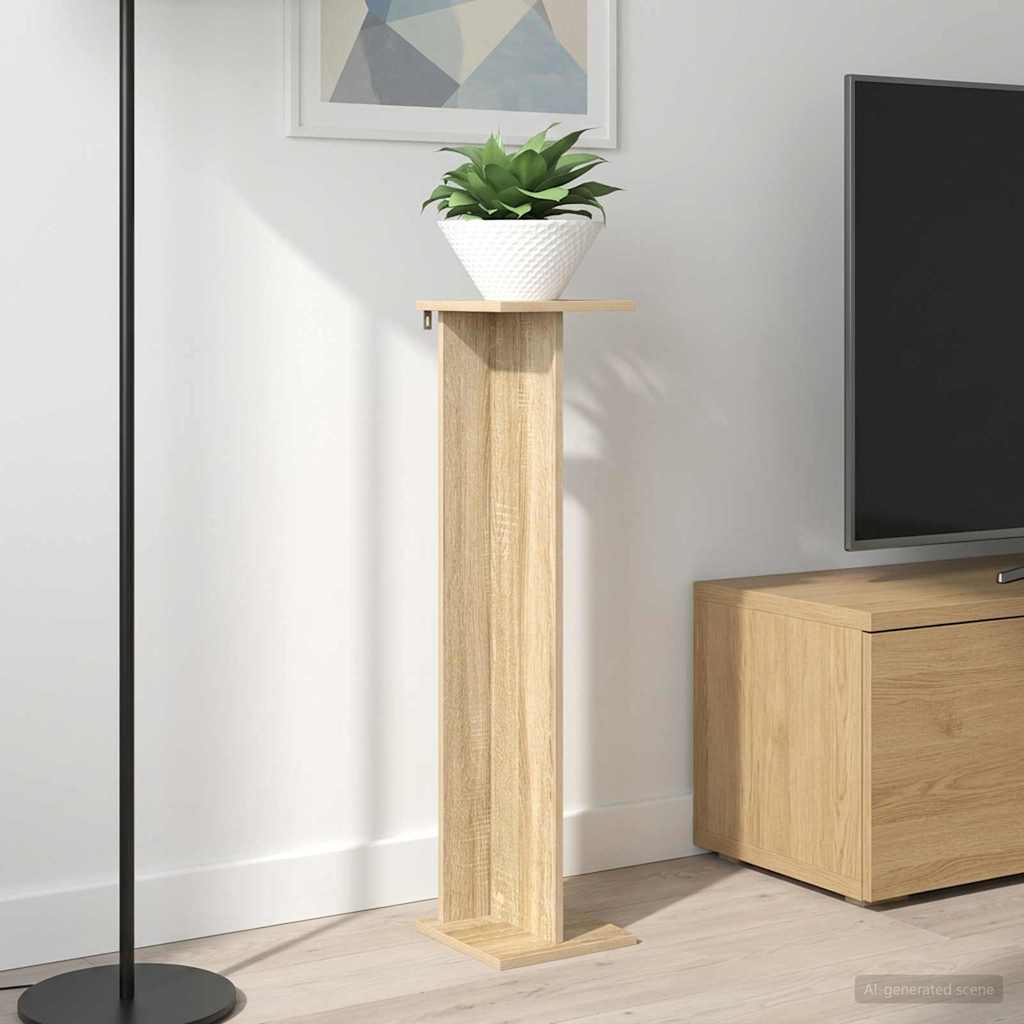 vidaXL Βάση φυτών Δρύς Sonoma 25 x 25,5 x 100,5 εκ.
