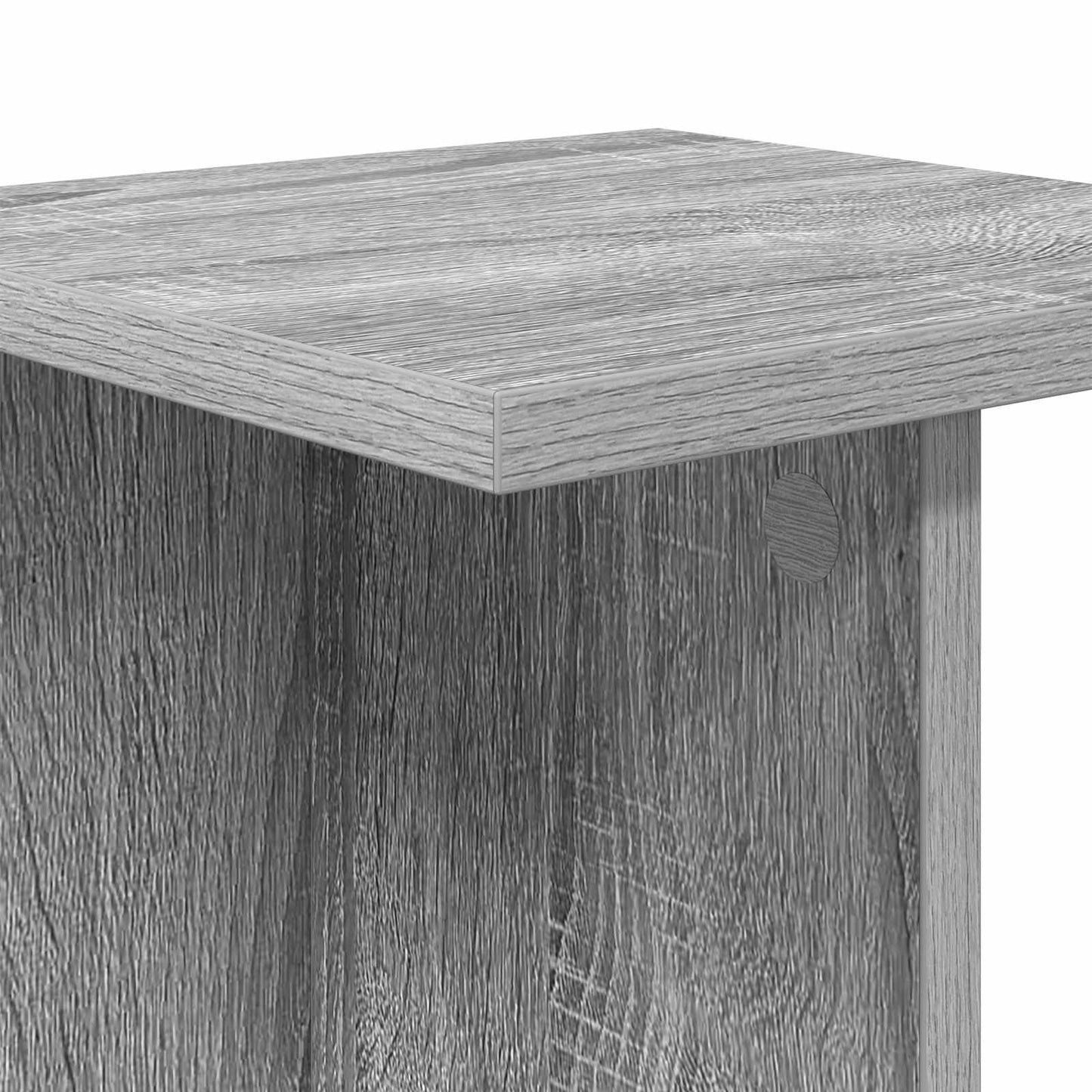 vidaXL Βάση φυτών 2 τμχ. Γκρι Σονομά 25 x 25,5 x 100,5 εκ.