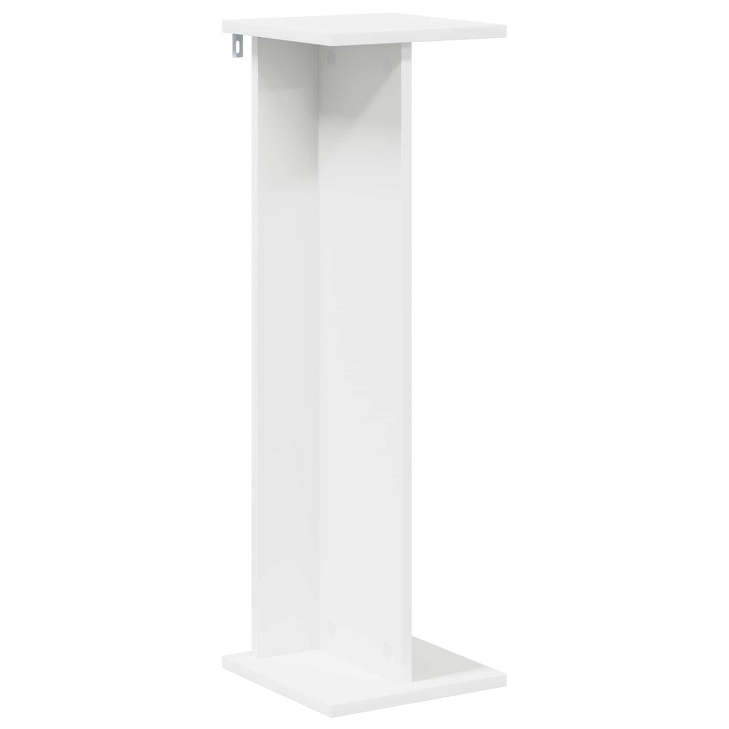 vidaXL Βάση φυτών 2 τμχ. Λευκός 25 x 25,5 x 80,5 εκ.