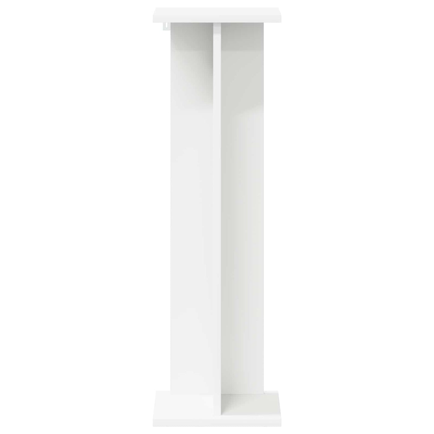 vidaXL Βάση φυτών 2 τμχ. Λευκός 25 x 25,5 x 80,5 εκ.