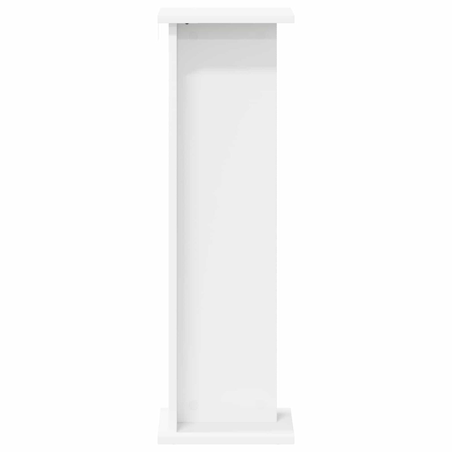 vidaXL Βάση φυτών 2 τμχ. Λευκός 25 x 25,5 x 80,5 εκ.