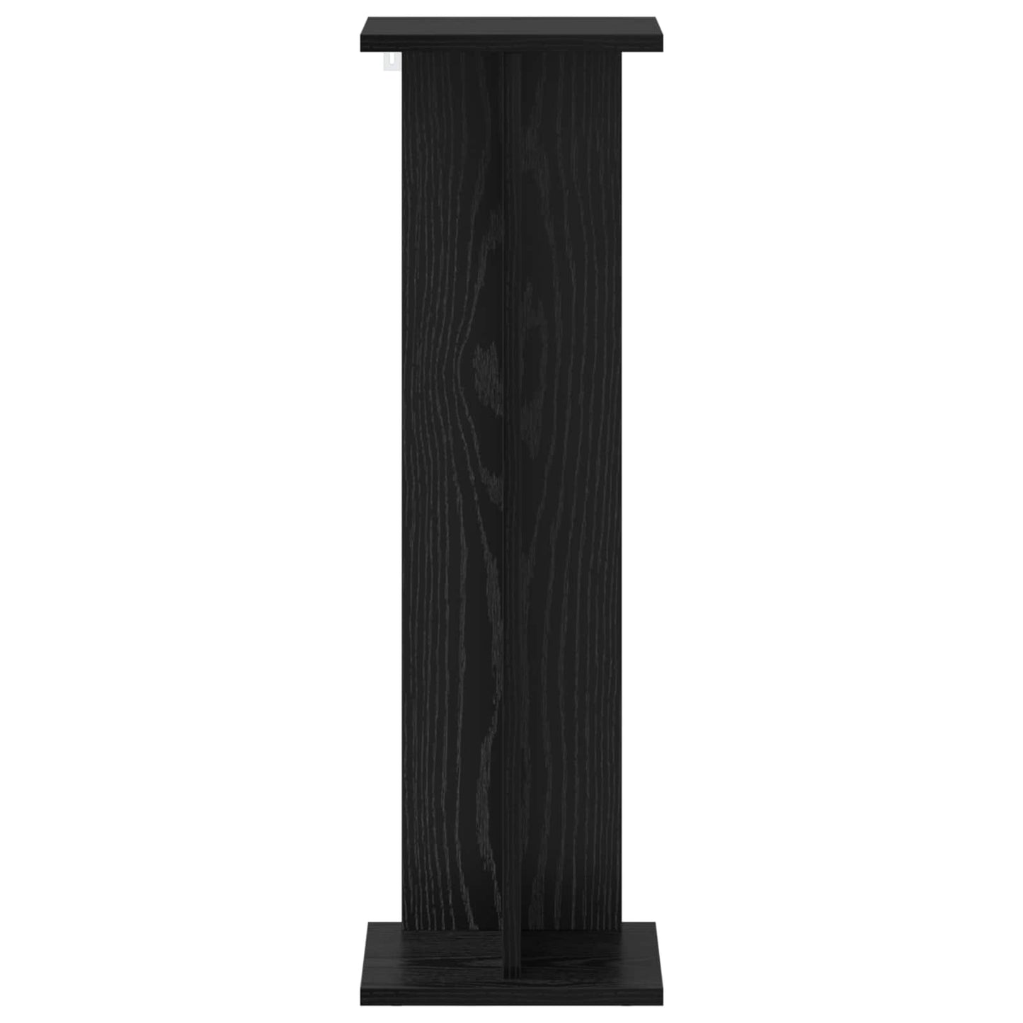 vidaXL Βάση φυτών Μαύρη Δρυς 25 x 25,5 x 80,5 εκ.
