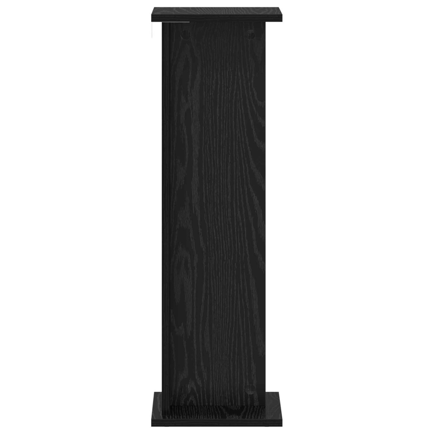 vidaXL Βάση φυτών 2 pcs Μαύρη Δρυς 25 x 25,5 x 80,5 εκ.