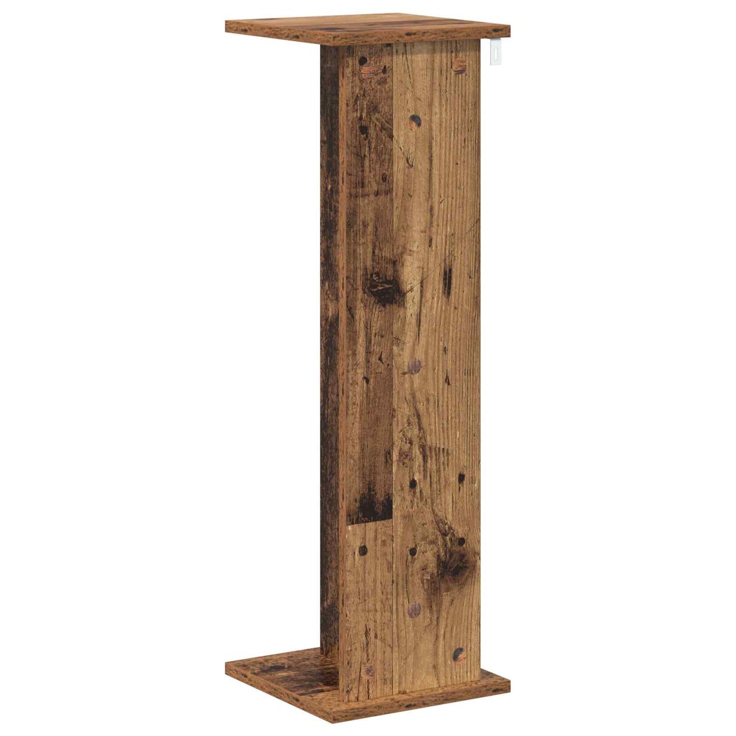 vidaXL Βάση φυτών 2 τμχ. Παλιό ξύλο 25 x 25,5 x 80,5 εκ.