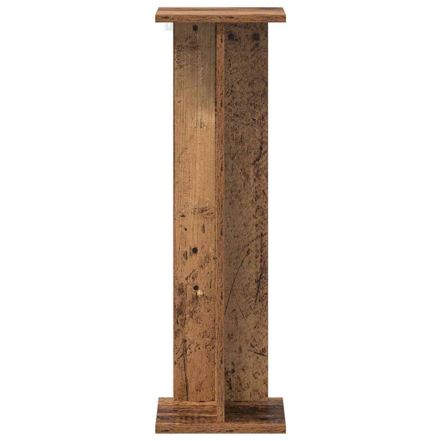 vidaXL Βάση φυτών 2 τμχ. Παλιό ξύλο 25 x 25,5 x 80,5 εκ.