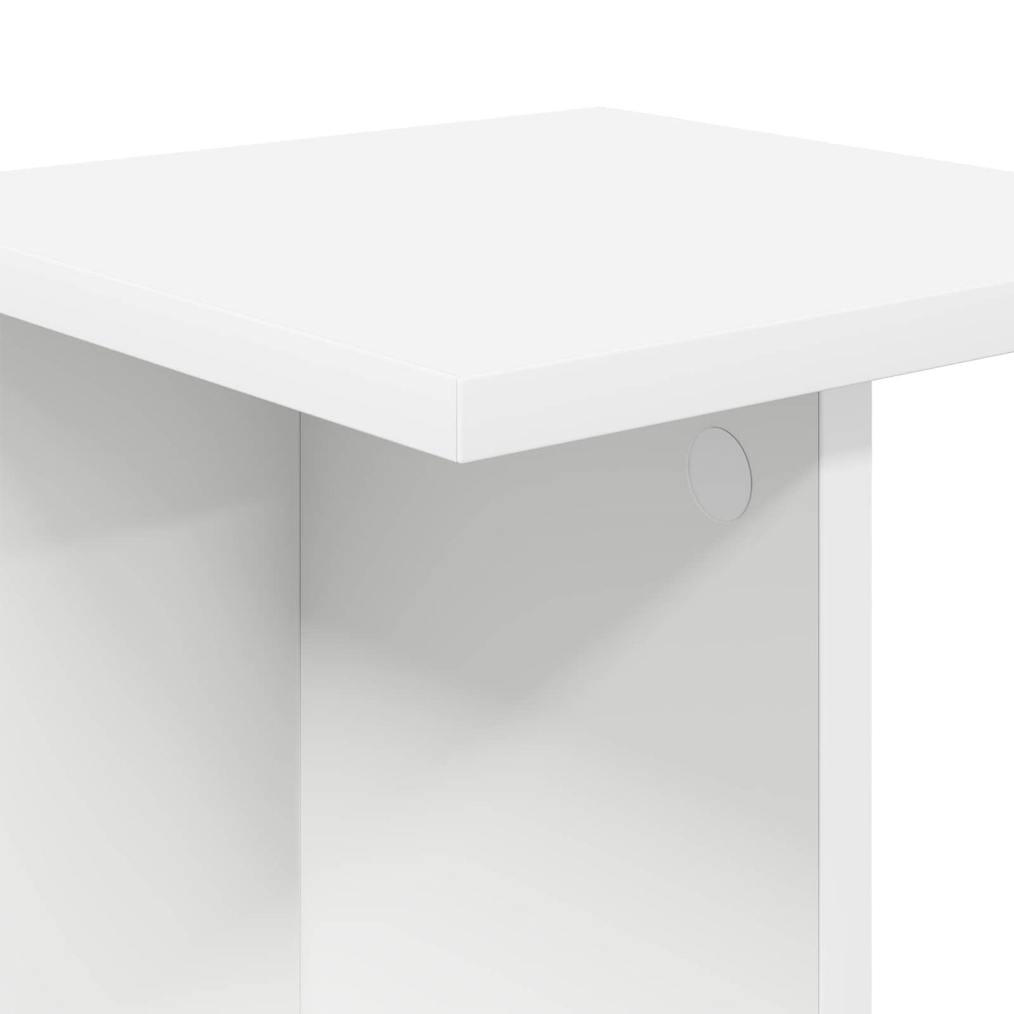 vidaXL Βάση φυτών 2 τμχ. Λευκός 25 x 25,5 x 60,5 εκ.