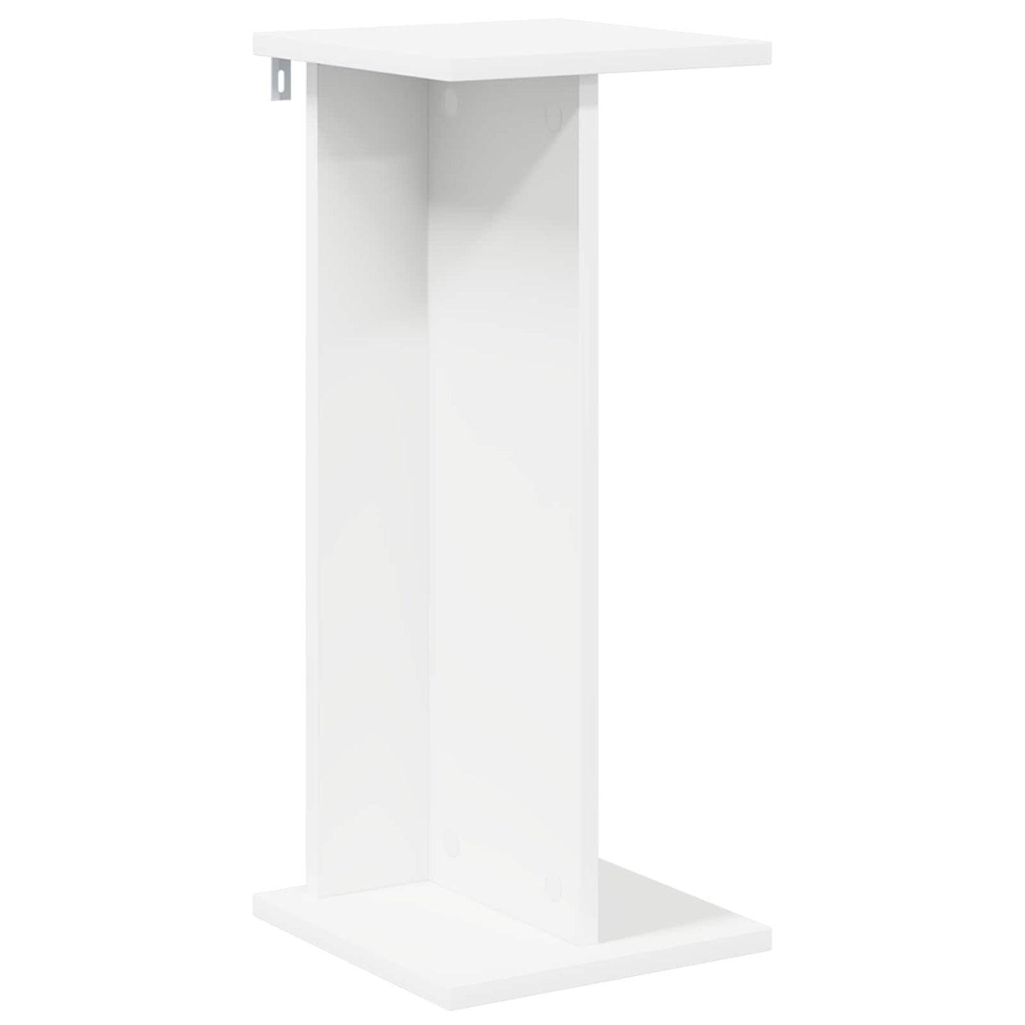 vidaXL Βάση φυτών 2 τμχ. Λευκός 25 x 25,5 x 60,5 εκ.