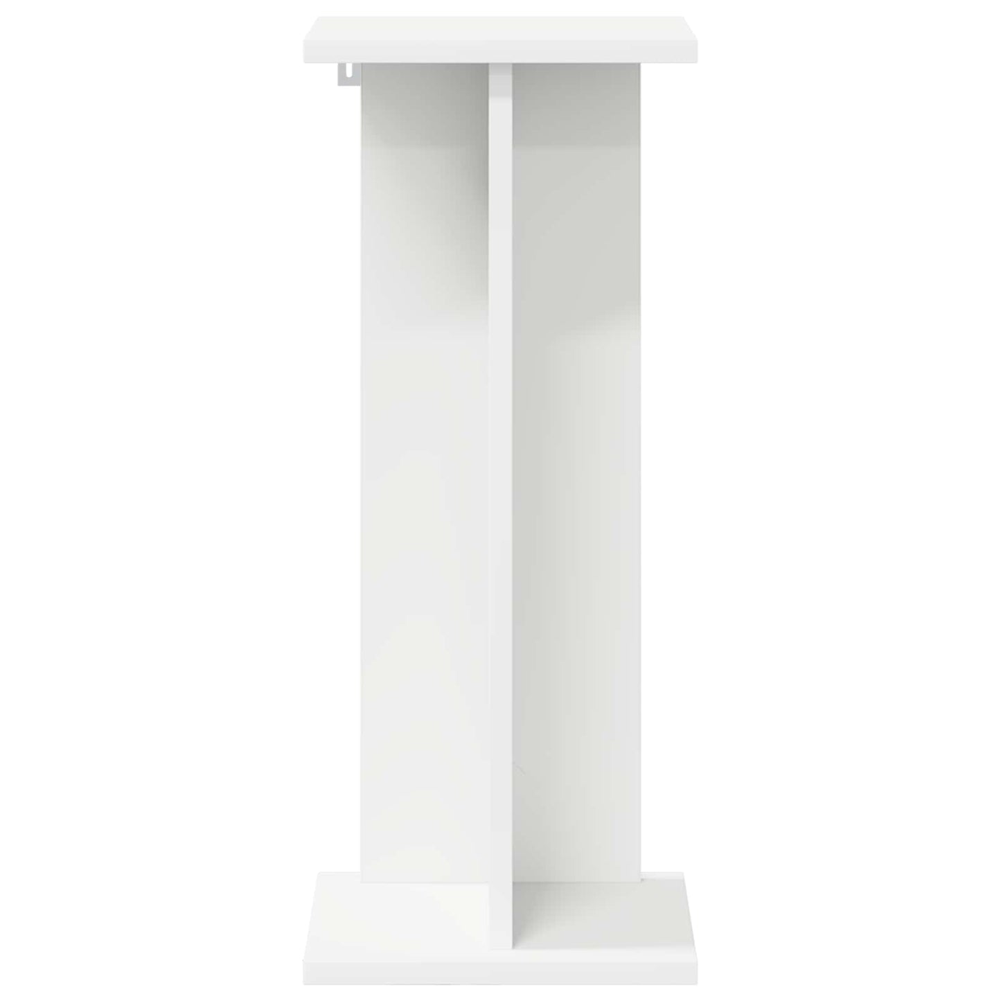 vidaXL Βάση φυτών 2 τμχ. Λευκός 25 x 25,5 x 60,5 εκ.