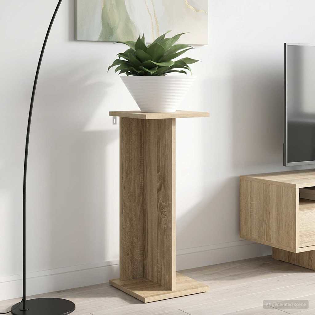 vidaXL Βάση φυτών 2 τεμ. Sonoma Δρυς 25 x 25,5 x 60,5 εκ.