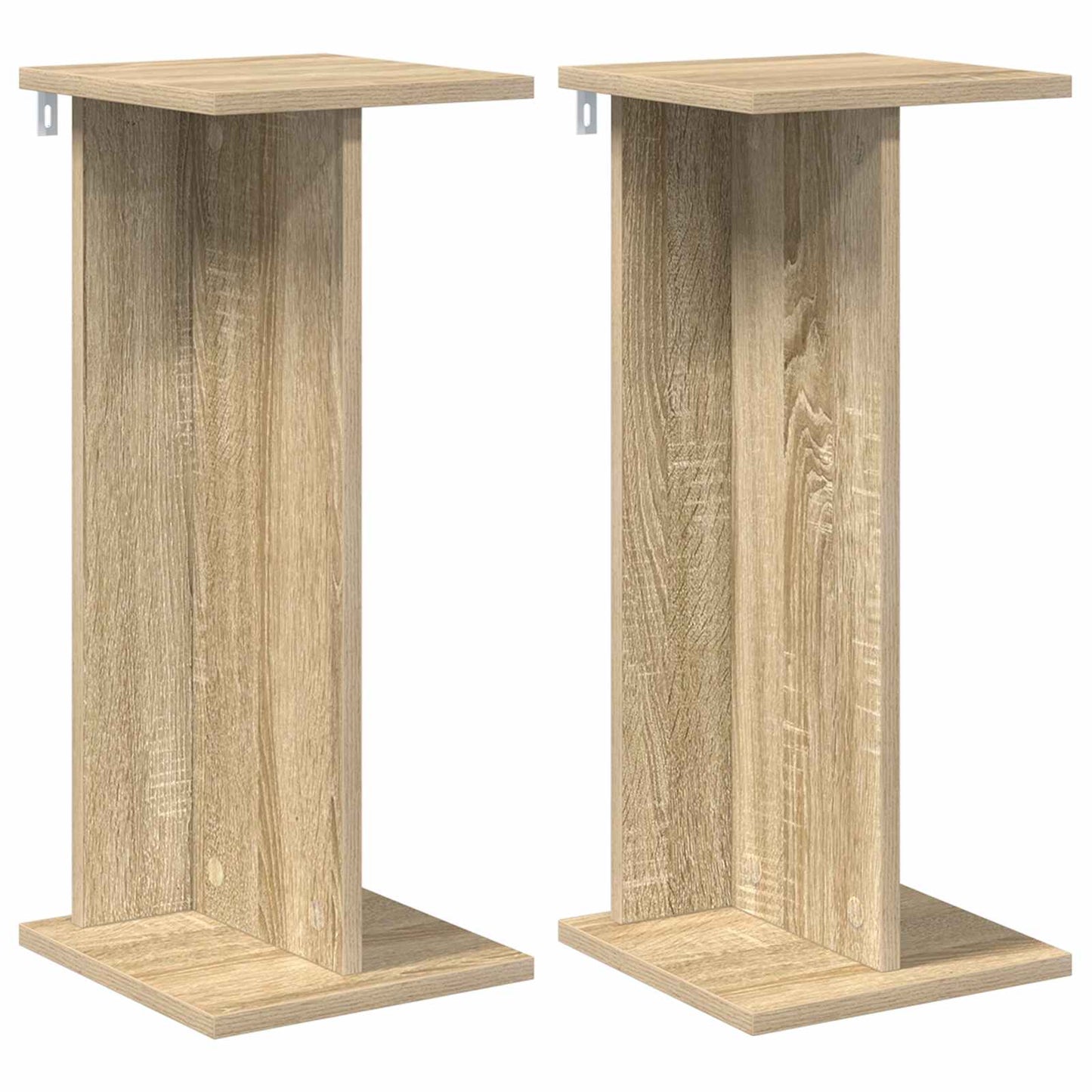 vidaXL Βάση φυτών 2 τεμ. Sonoma Δρυς 25 x 25,5 x 60,5 εκ.