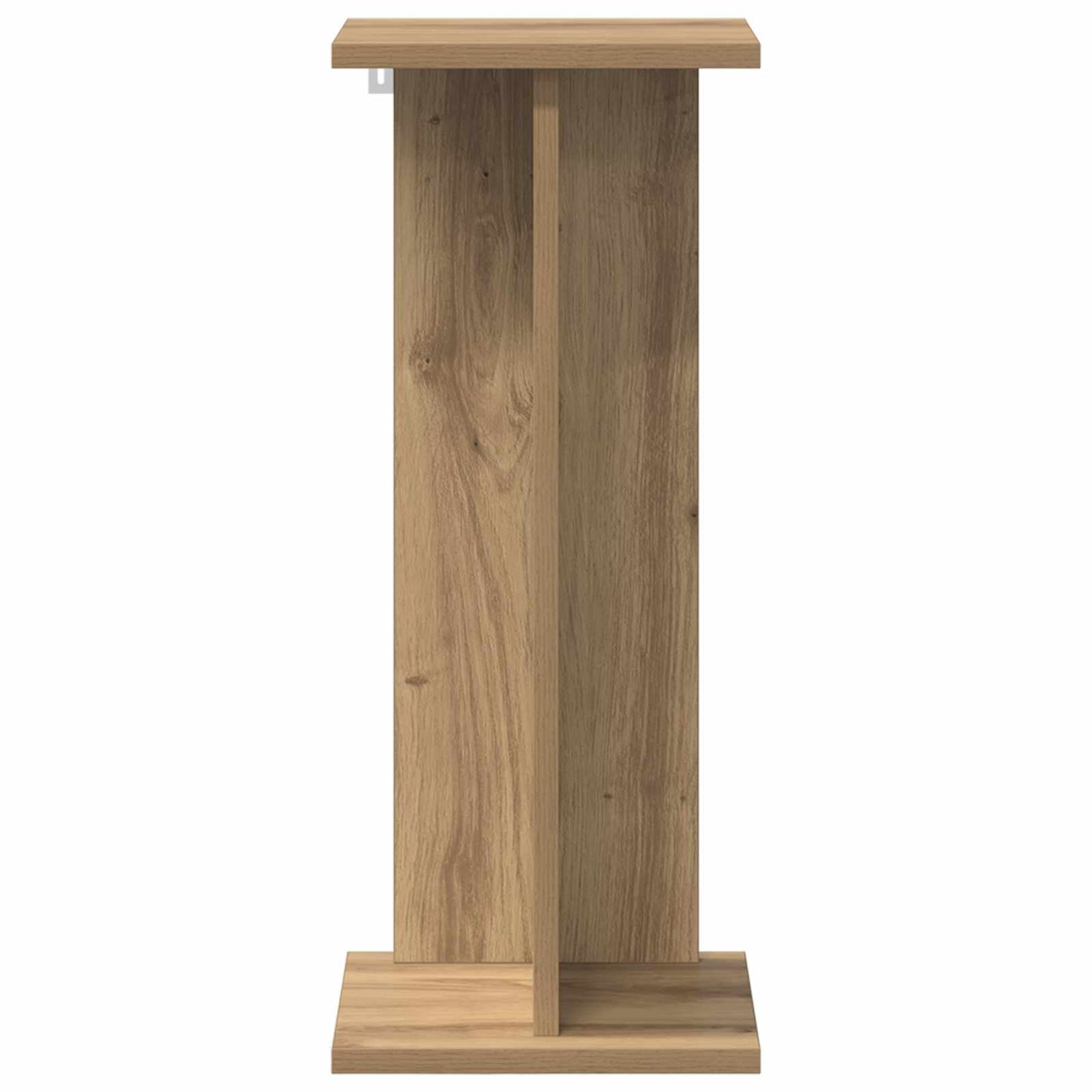 vidaXL Βάση φυτών 2 τμχ. Τεχνίτικη Δρυς 25 x 25,5 x 60,5 εκ.