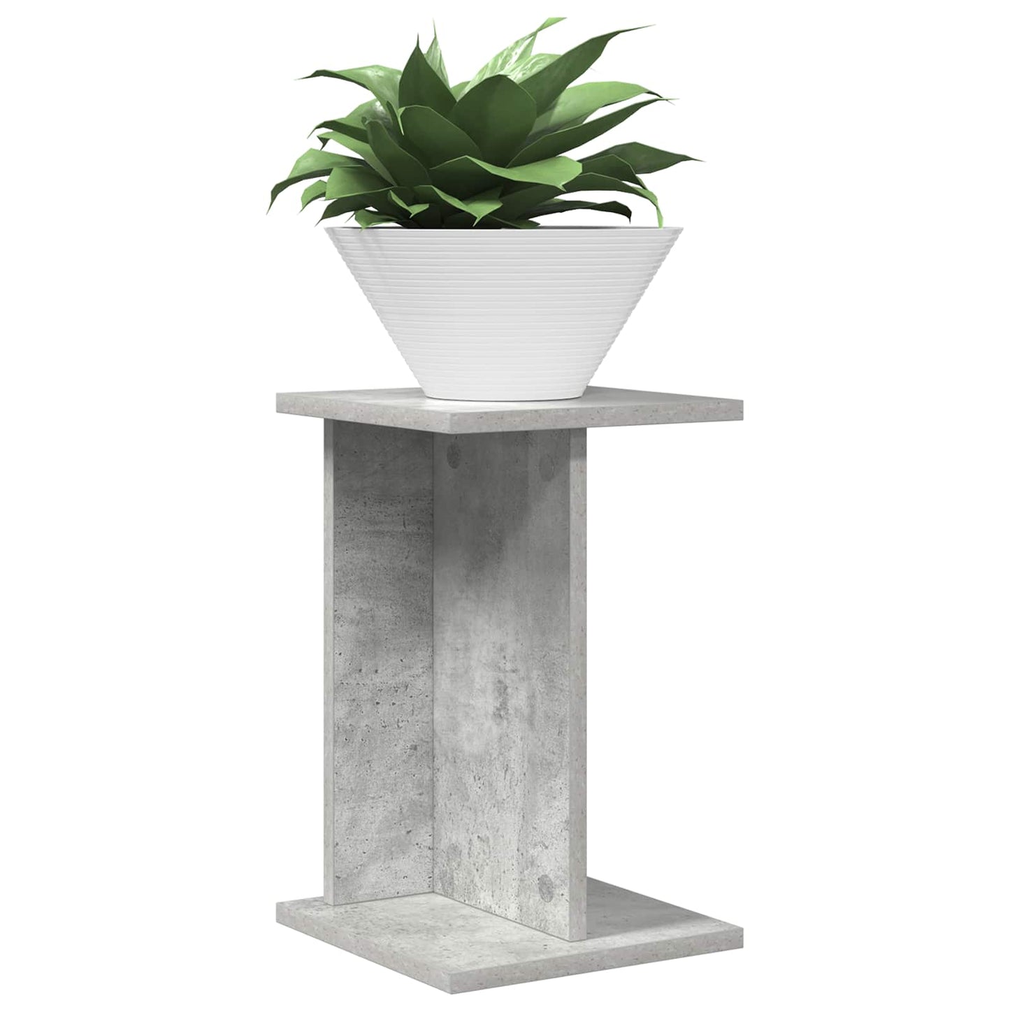 vidaXL Βάση φυτών 2 pcs Σκυρόχρωμο Γκρι 25 x 25,5 x 40,5 εκ.