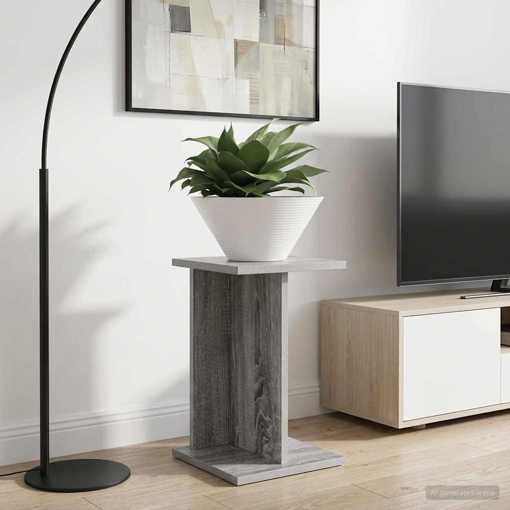 vidaXL Βάση φυτών Γκρι Sonoma 25 x 25,5 x 40,5 εκ. Επεξεργασμένο Ξύλο