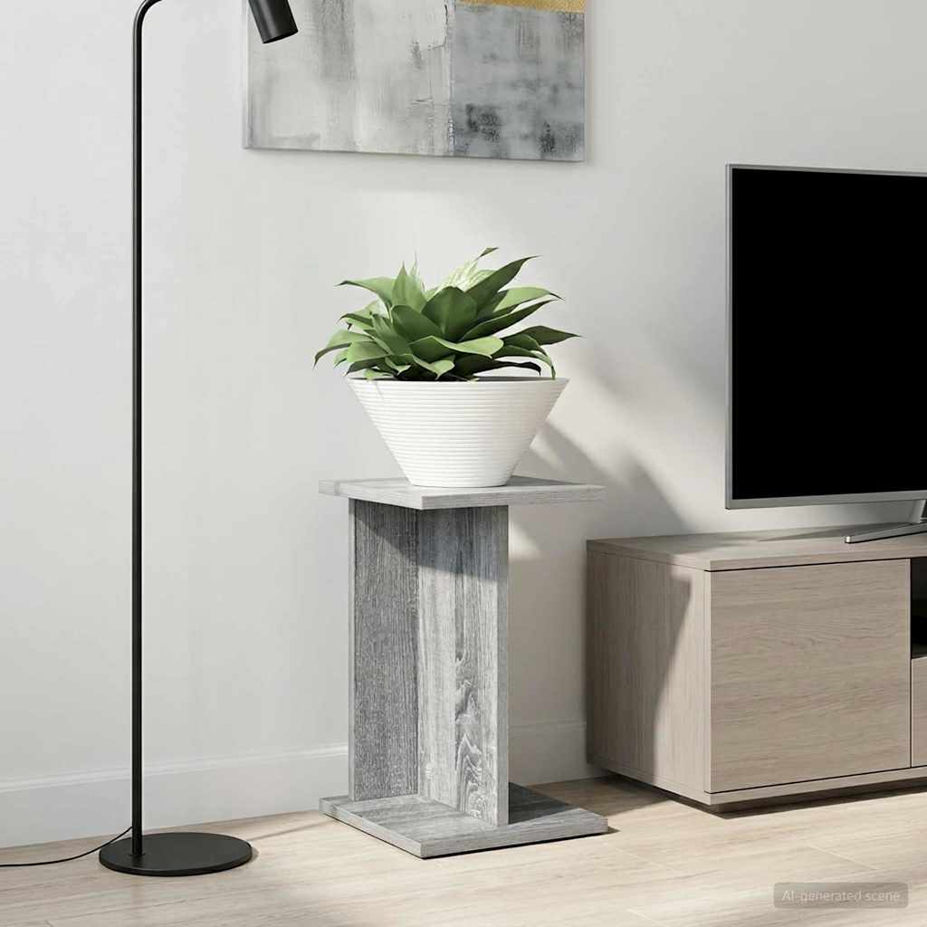 vidaXL Βάση φυτών 2 pcs Γκρι Σονομά 25 x 25,5 x 40,5 εκ.