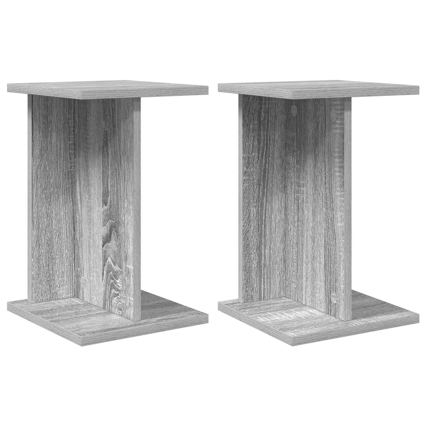 vidaXL Βάση φυτών 2 pcs Γκρι Σονομά 25 x 25,5 x 40,5 εκ.