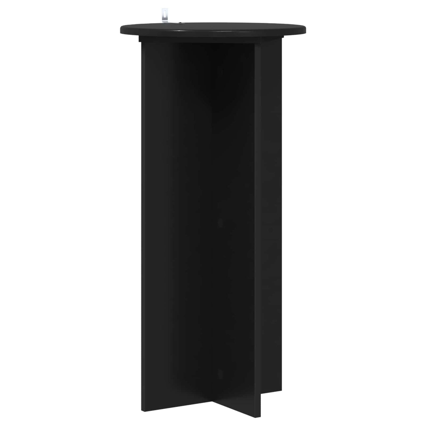vidaXL Βάση φυτών 2 τεμ. Μαύρο 40 x 40 x 80 cm Επεξεργασμένο Ξύλο