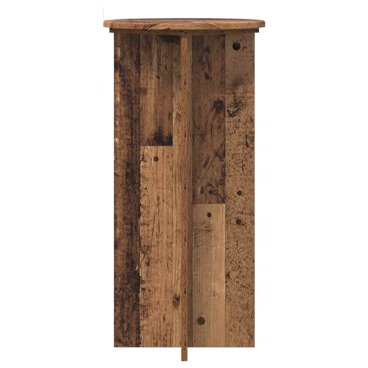 vidaXL Βάση φυτών 2 τμχ. Παλαιωμένο ξύλο 40 x 40 x 80 cm