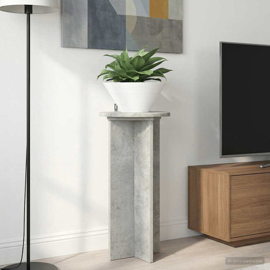 vidaXL Βάση φυτών 2 τμχ. Γκρι Σκυροδέματος 29,5 x 29,5 x 60 εκ.