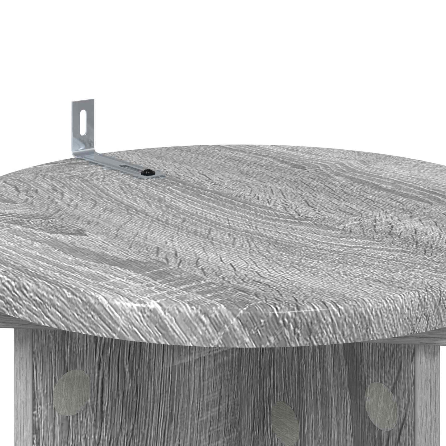 vidaXL Βάση φυτών 2 τμχ. Γκρι Sonoma 29,5 x 29,5 x 60 εκ.