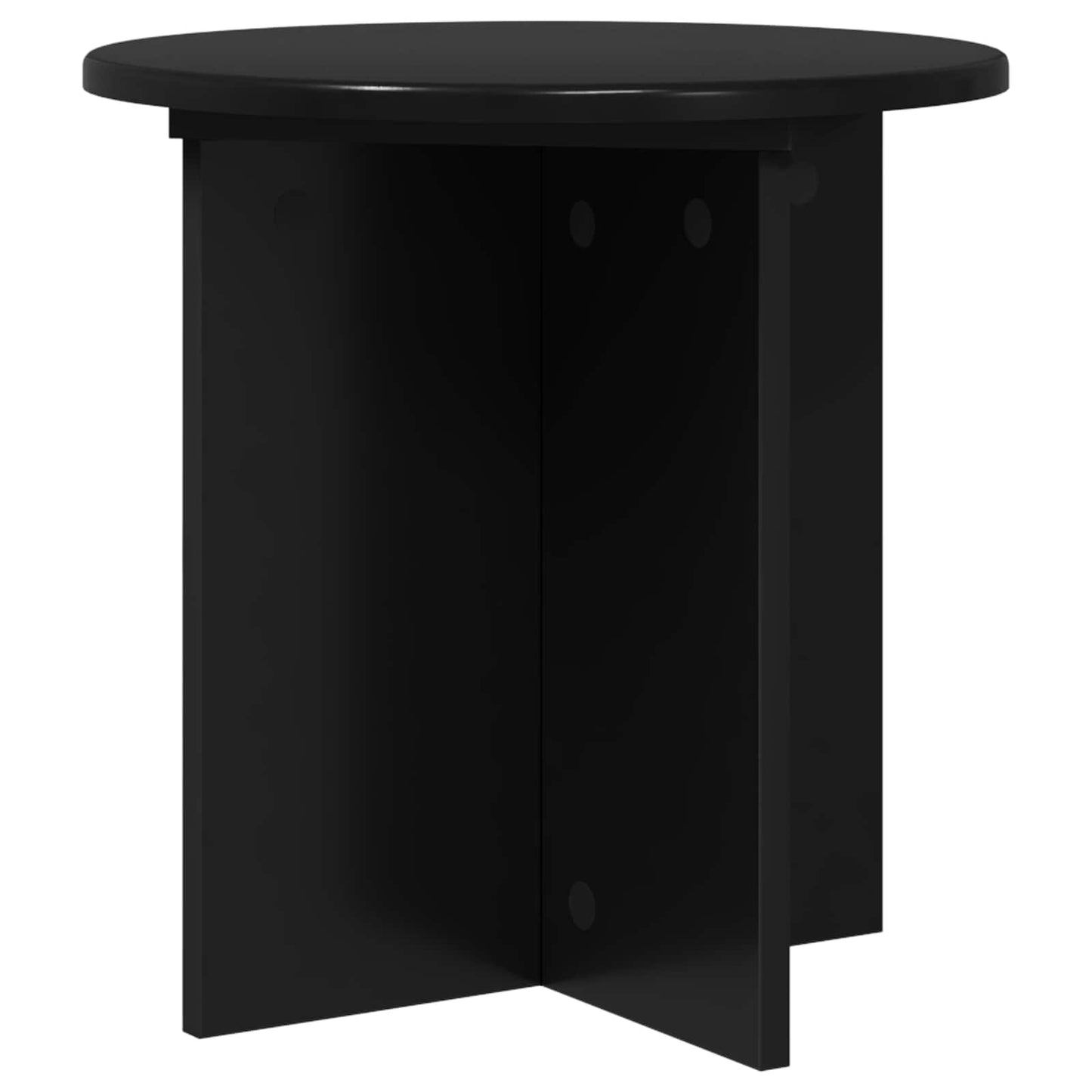 vidaXL Βάση φυτών 2 τεμ. Μαύρο 40 x 40 x 40 cm Επεξεργασμένο Ξύλο