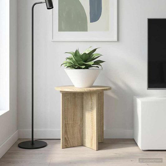 vidaXL Βάση φυτών 2 pcs Sonoma Δρυς 40 x 40 x 40 cm Επεξεργασμένο Ξύλο