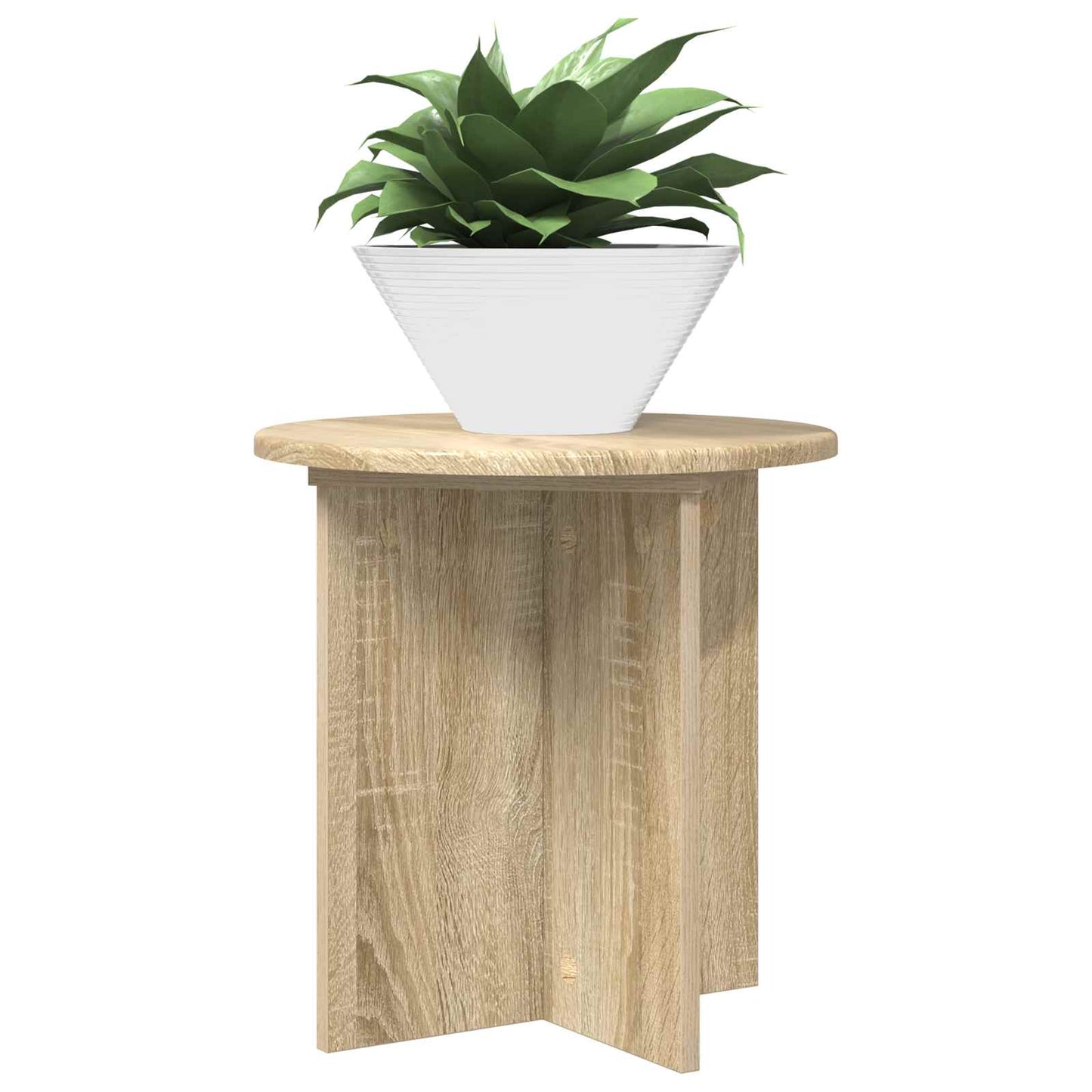 vidaXL Βάση φυτών 2 pcs Sonoma Δρυς 40 x 40 x 40 cm Επεξεργασμένο Ξύλο