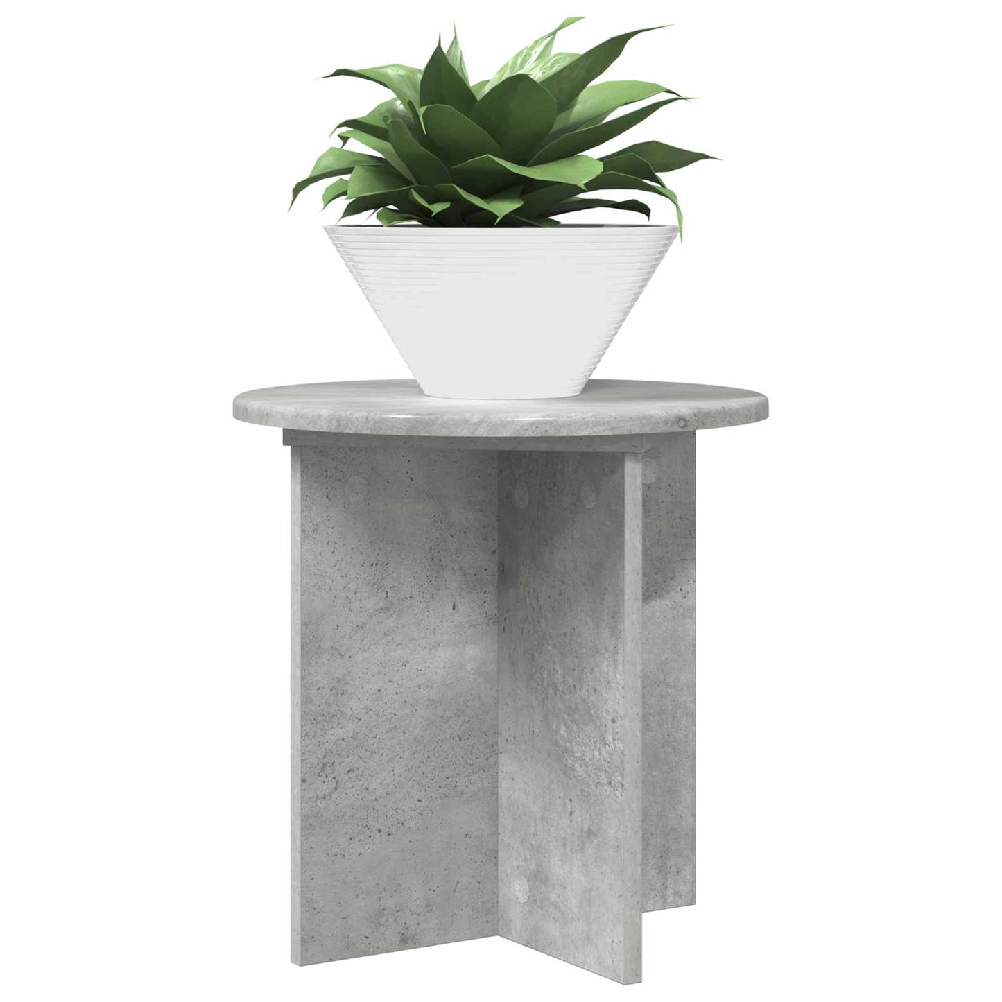vidaXL Βάση φυτών 2 pcs Γκρι Σκυροδέματος 40 x 40 x 40 cm