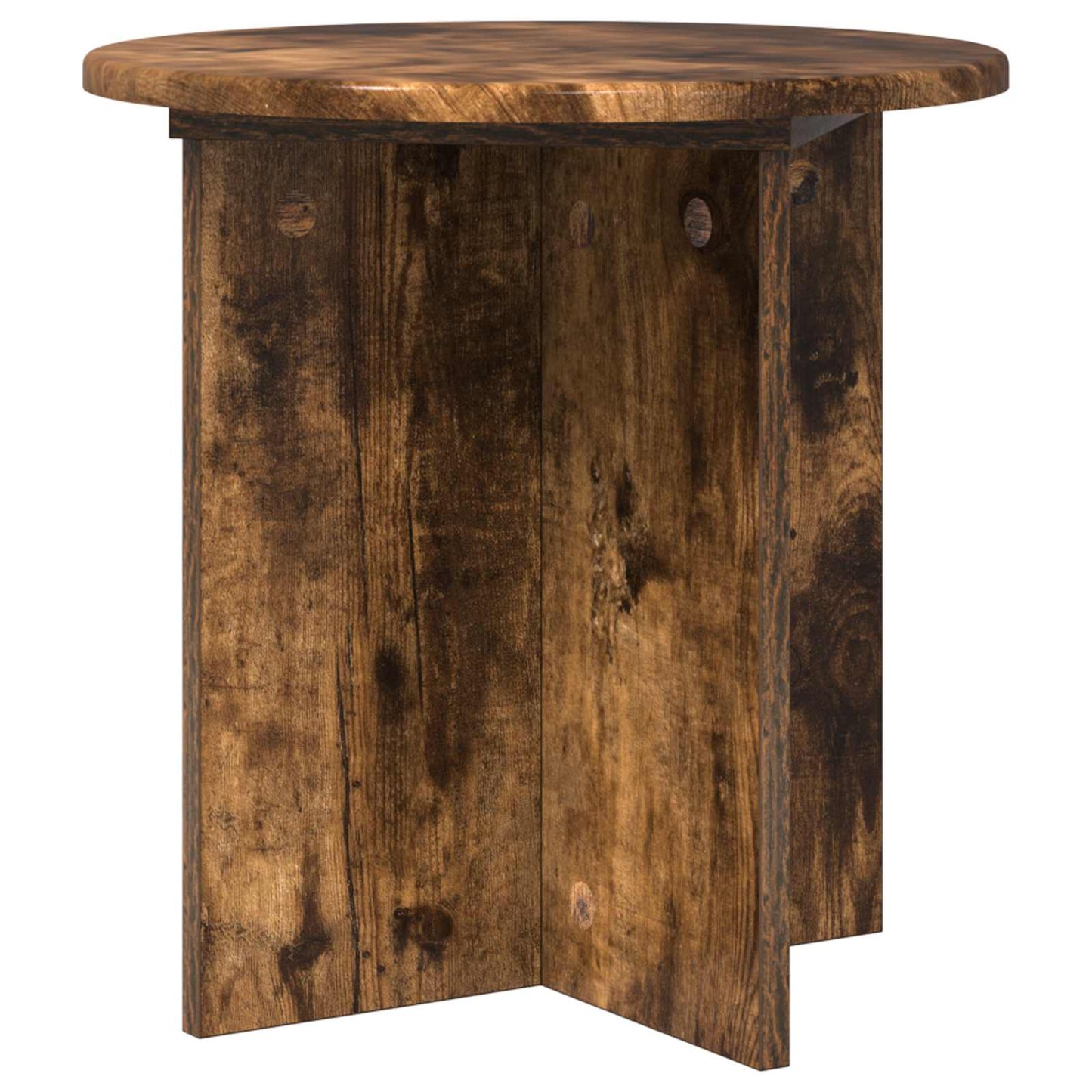 vidaXL Βάση φυτών 2 pcs Καπνισμένο Ξύλο Δρυός 40 x 40 x 40 cm