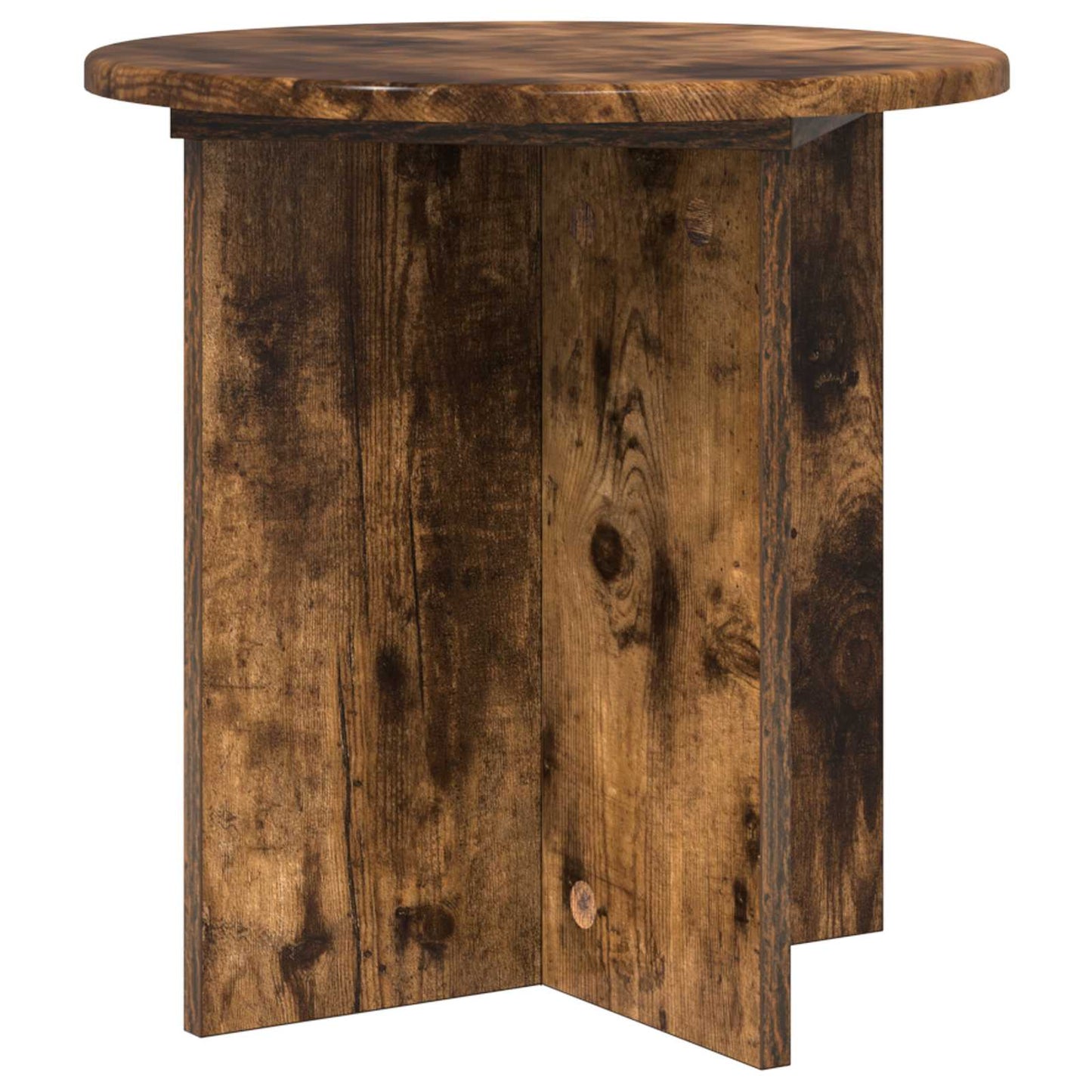 vidaXL Βάση φυτών 2 pcs Καπνισμένο Ξύλο Δρυός 40 x 40 x 40 cm