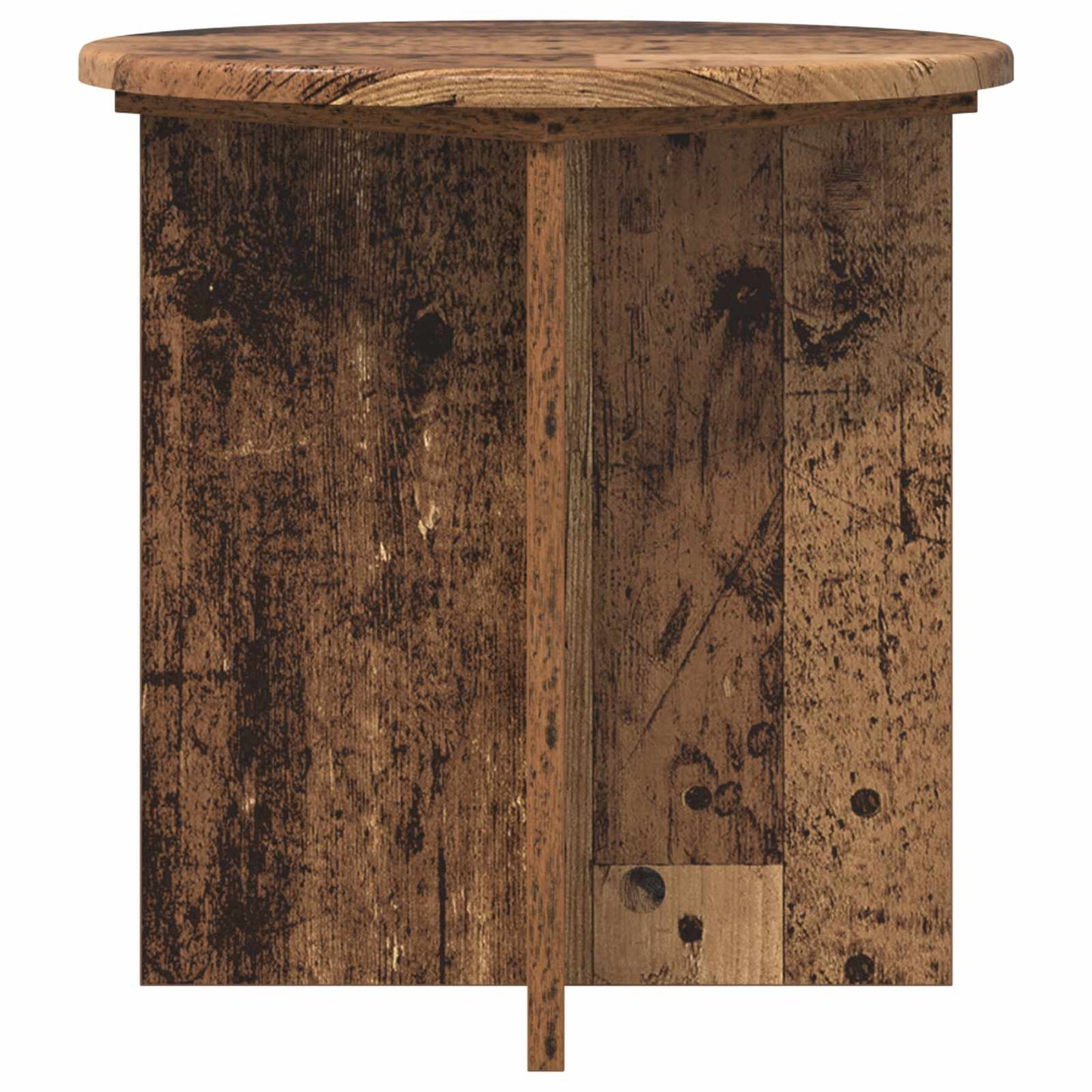 vidaXL Βάση φυτών 2 pcs Παλαιωμένο ξύλο 40 x 40 x 40 cm