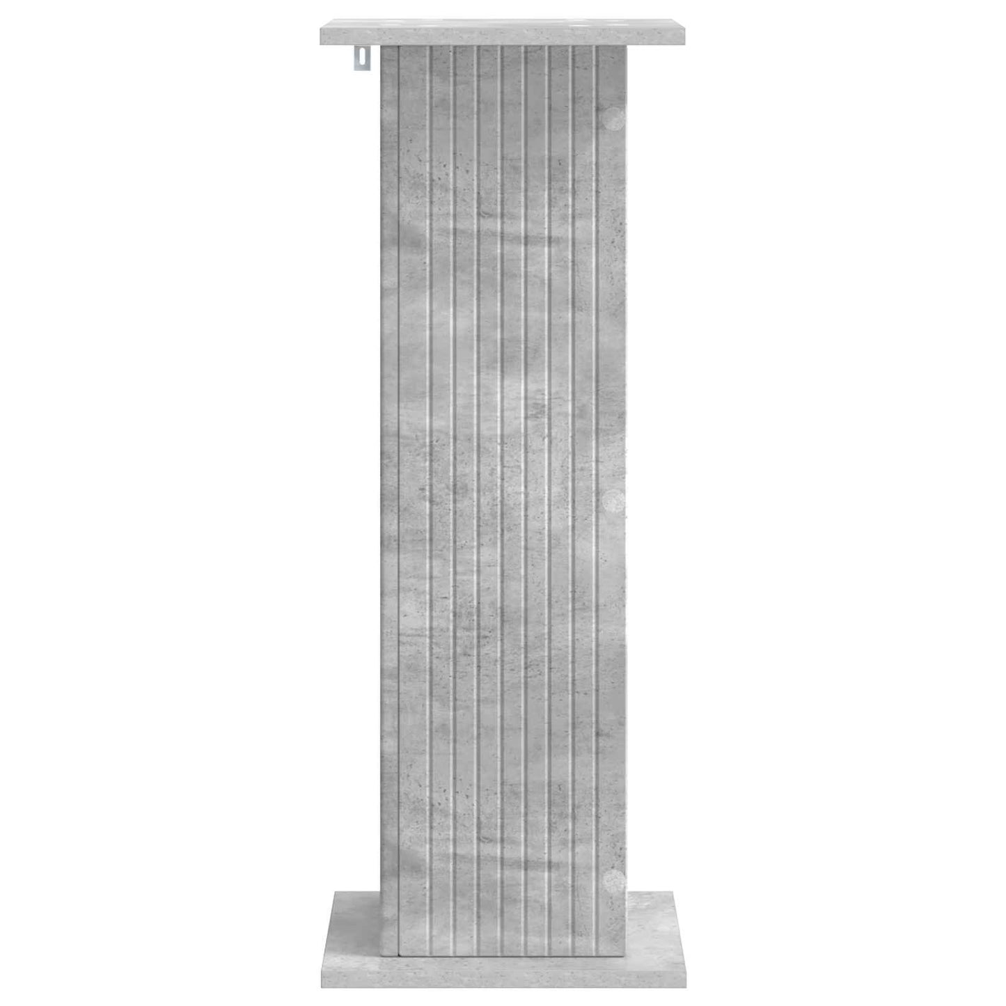 vidaXL Βάση φυτών 2 pcs Γκρι Σκυροδέματος 30,5 x 30 x 80,5 εκ