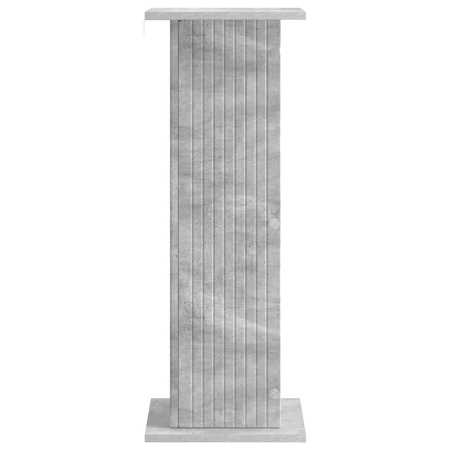 vidaXL Βάση φυτών 2 pcs Γκρι Σκυροδέματος 30,5 x 30 x 80,5 εκ