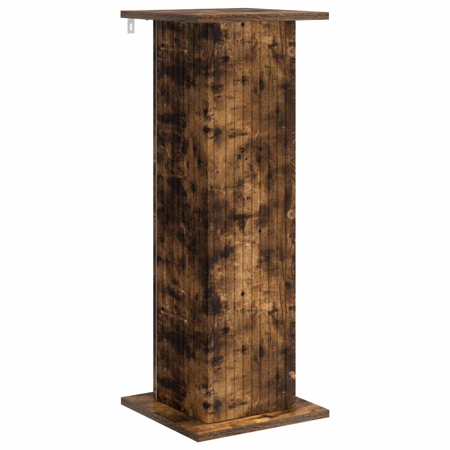 vidaXL Βάση φυτών 2 pcs Καπνισμένο Ξύλο Δρυός 30,5 x 30 x 80,5 εκ