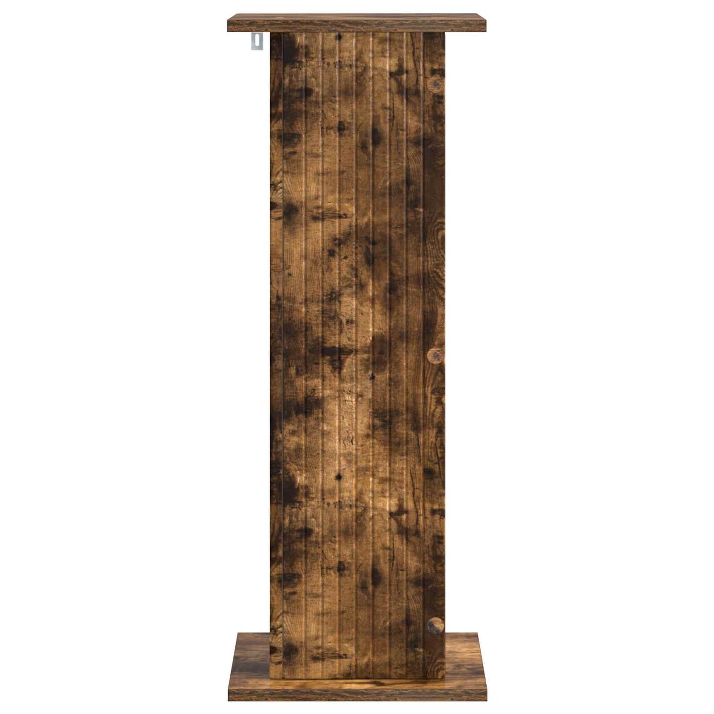 vidaXL Βάση φυτών 2 pcs Καπνισμένο Ξύλο Δρυός 30,5 x 30 x 80,5 εκ