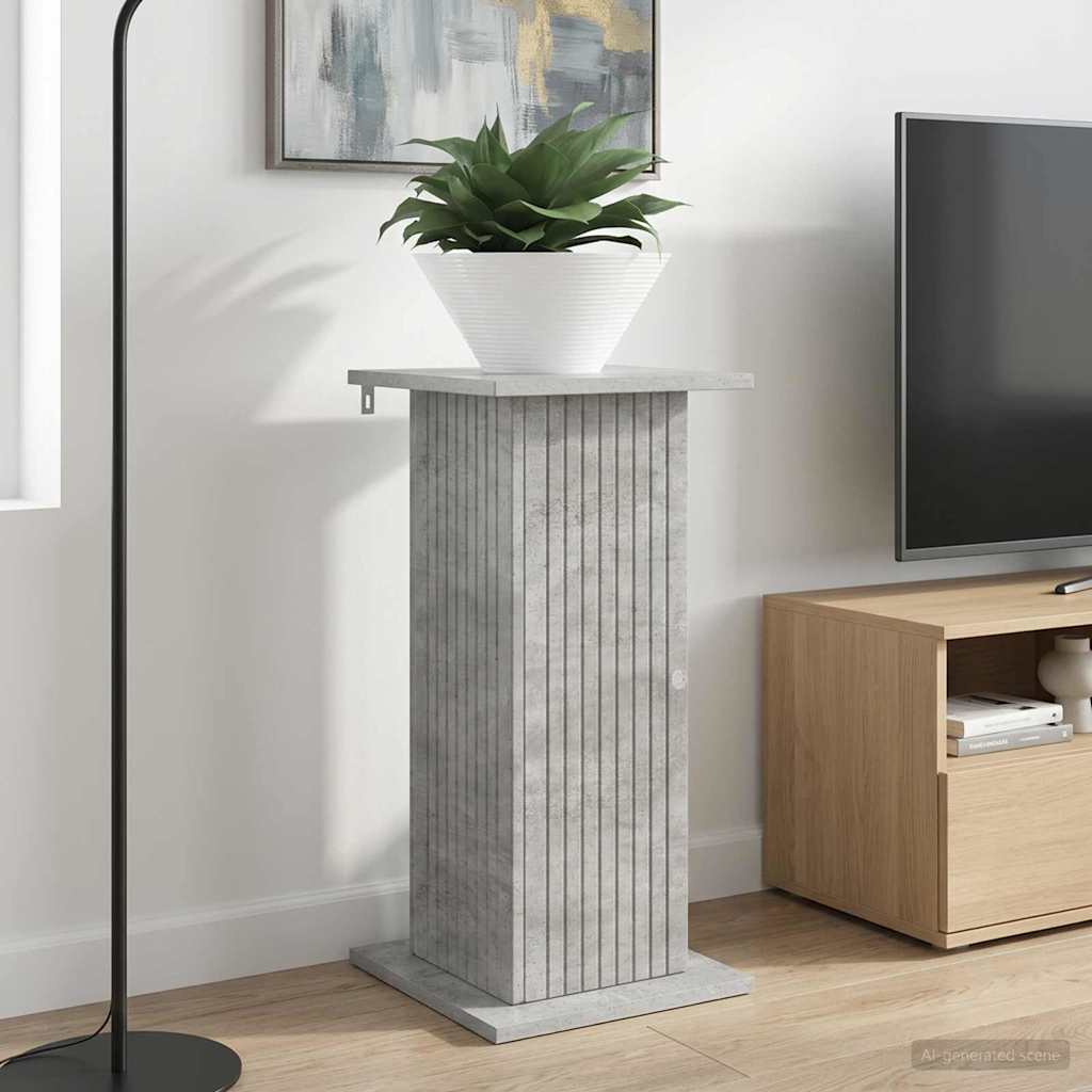 vidaXL Βάση φυτών 2 τμχ. Γκρι Σκυροδέματος 30,5 x 30 x 60,5 εκ