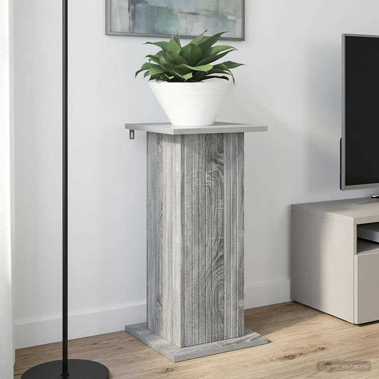 vidaXL Βάση φυτών 2 τμχ. Γκρι Sonoma 30,5 x 30 x 60,5 εκ