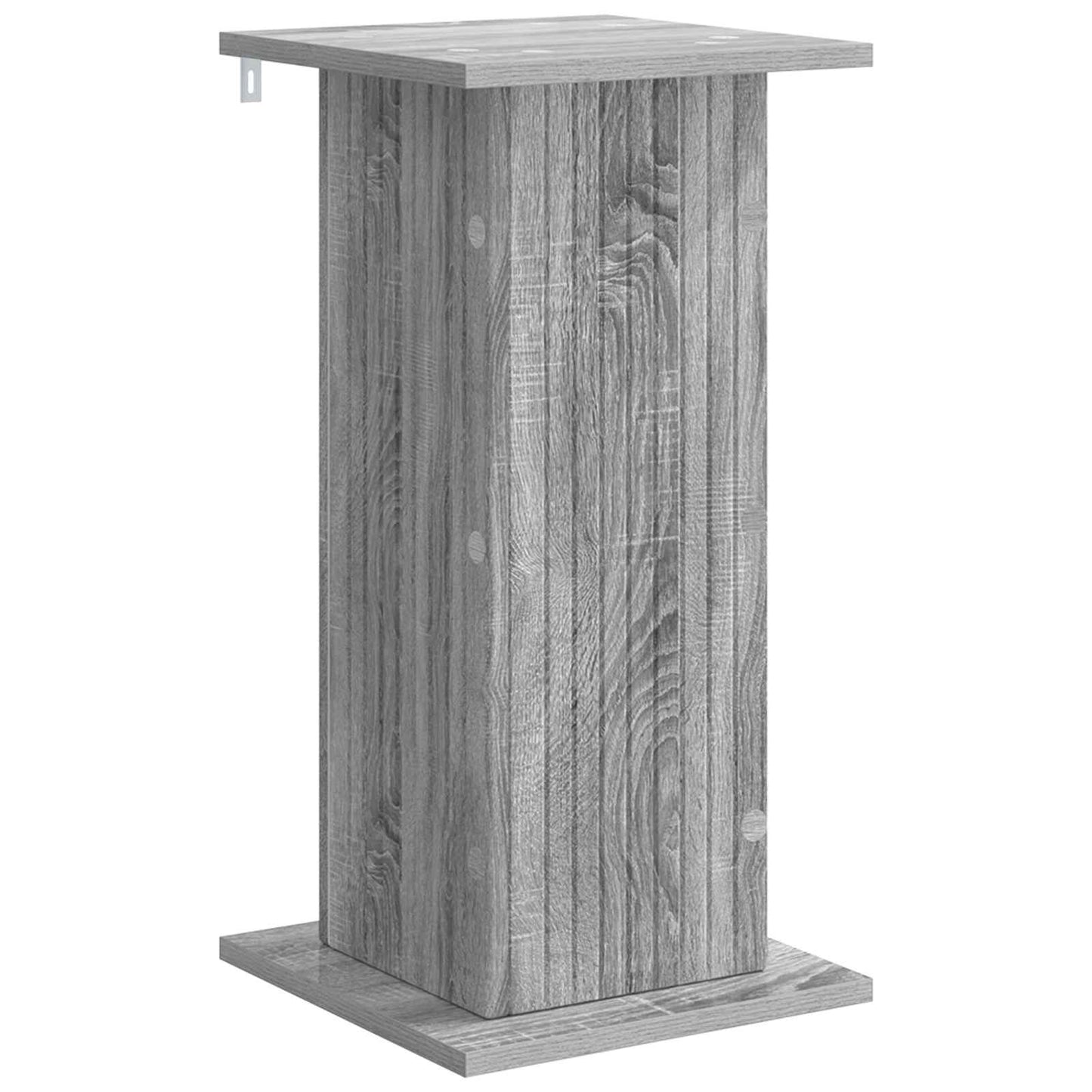 vidaXL Βάση φυτών 2 τμχ. Γκρι Sonoma 30,5 x 30 x 60,5 εκ