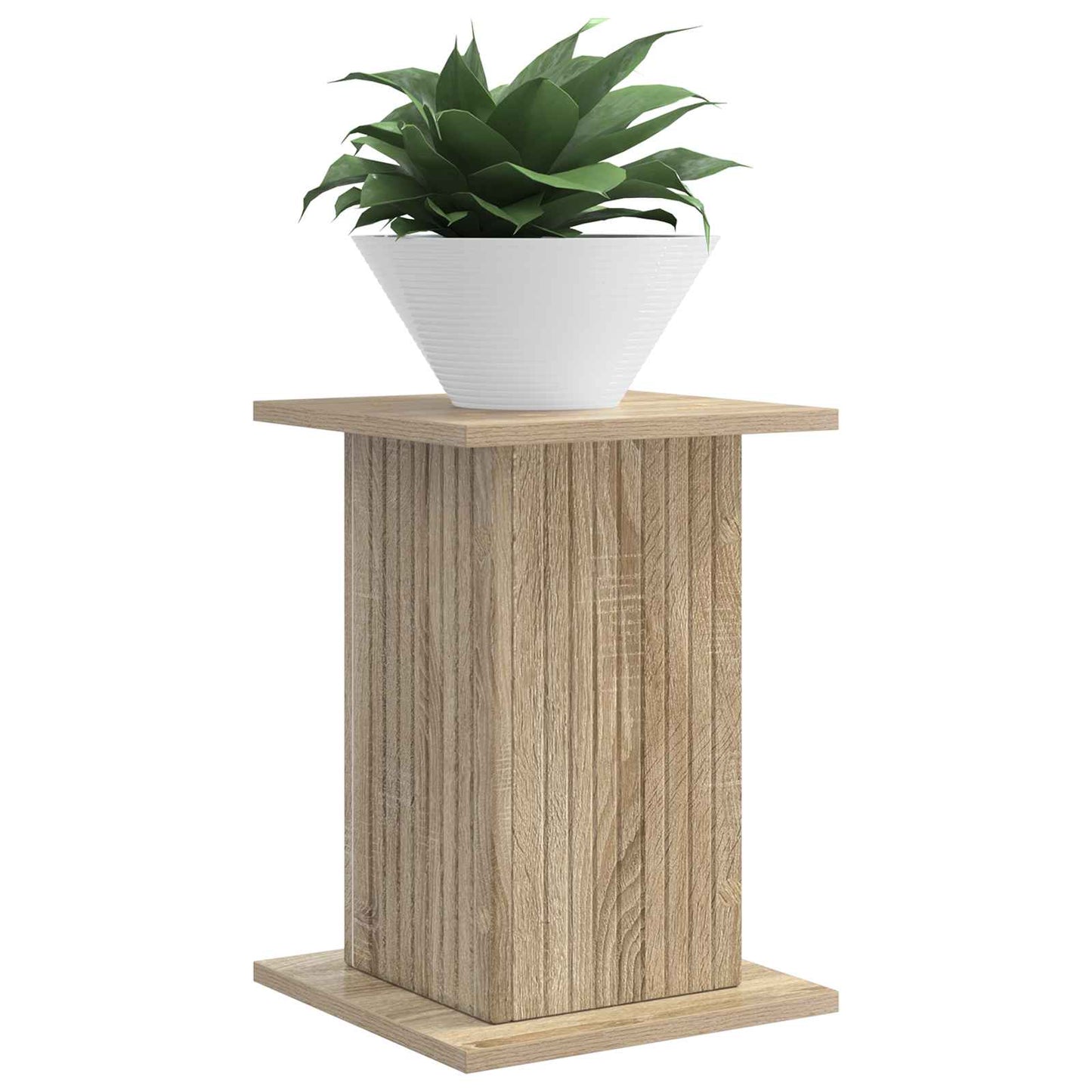 vidaXL Βάση φυτών 2 pcs Sonoma Δρυς 30,5 x 30 x 43 εκ