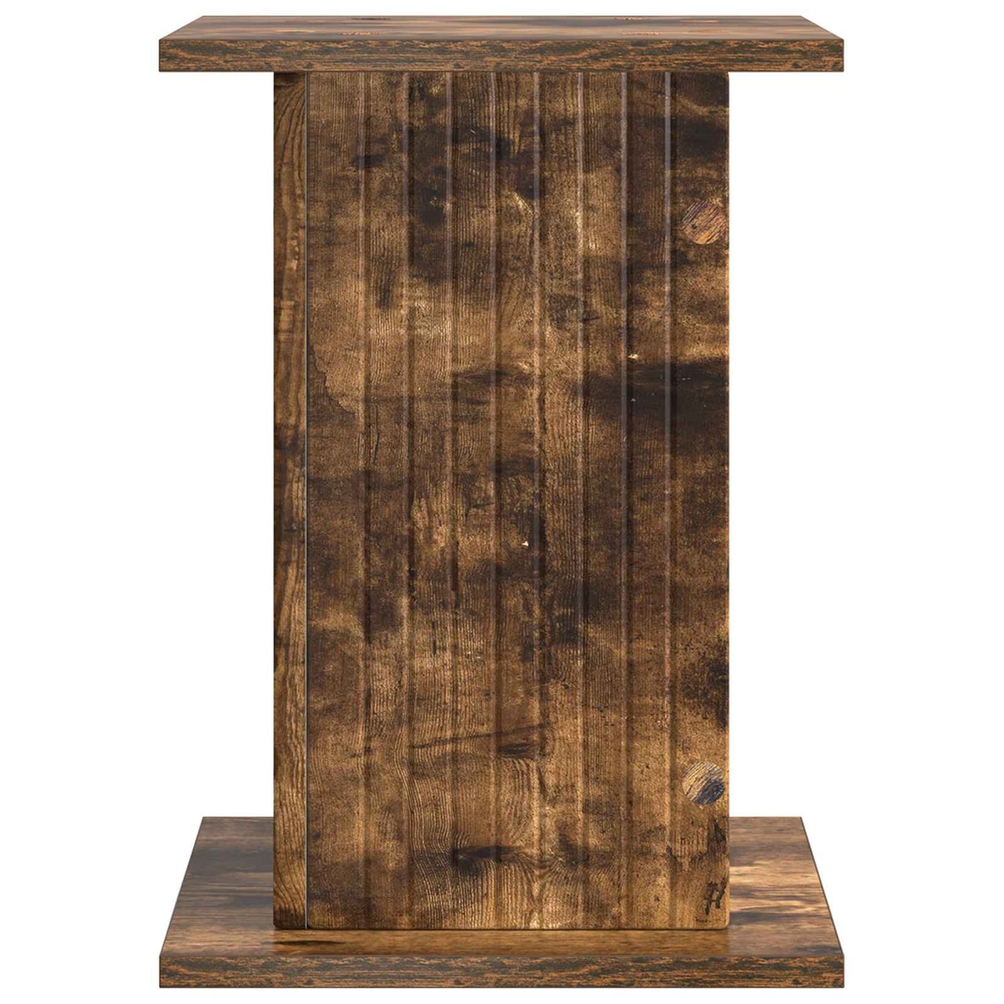 vidaXL Βάση φυτών Καπνισμένο Ξύλο Δρυός 30,5 x 30 x 43 εκ
