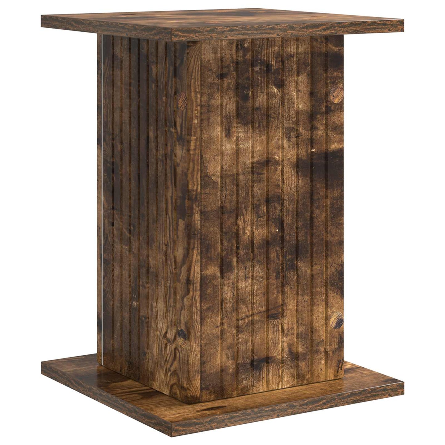 vidaXL Βάση φυτών 2 pcs Καπνισμένο Ξύλο Δρυός 30,5 x 30 x 43 εκ