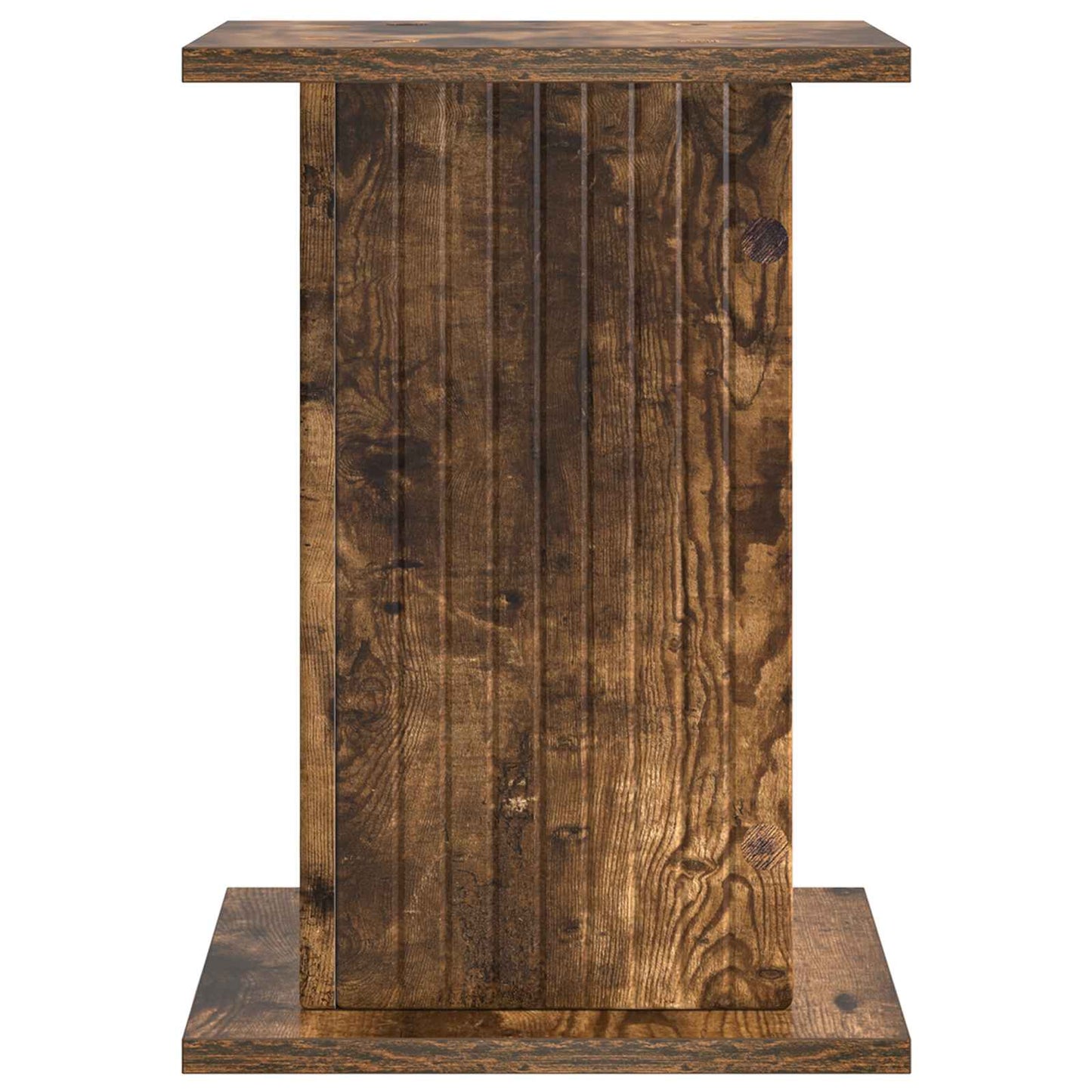 vidaXL Βάση φυτών 2 pcs Καπνισμένο Ξύλο Δρυός 30,5 x 30 x 43 εκ